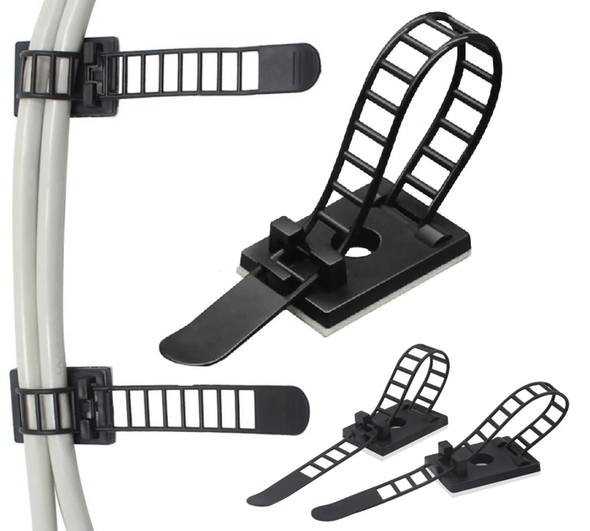 Kabelbinder Edelstahl, schwarz, 10er Set, 4,5 x 300 mm, € 9,90