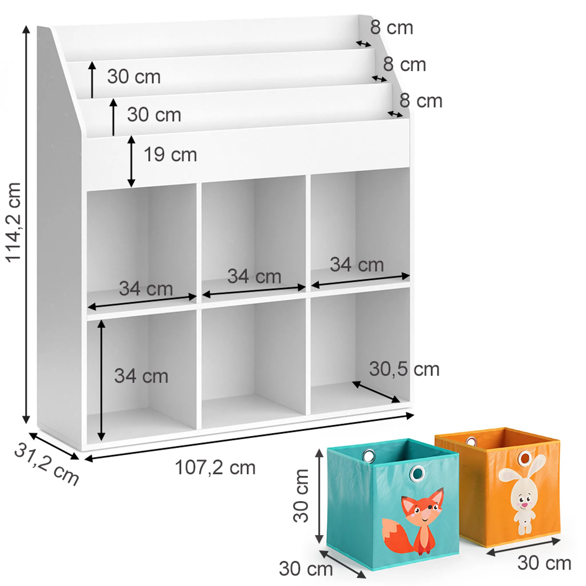 Acquistare lo scaffale per bambini Vicco Luigi in legno