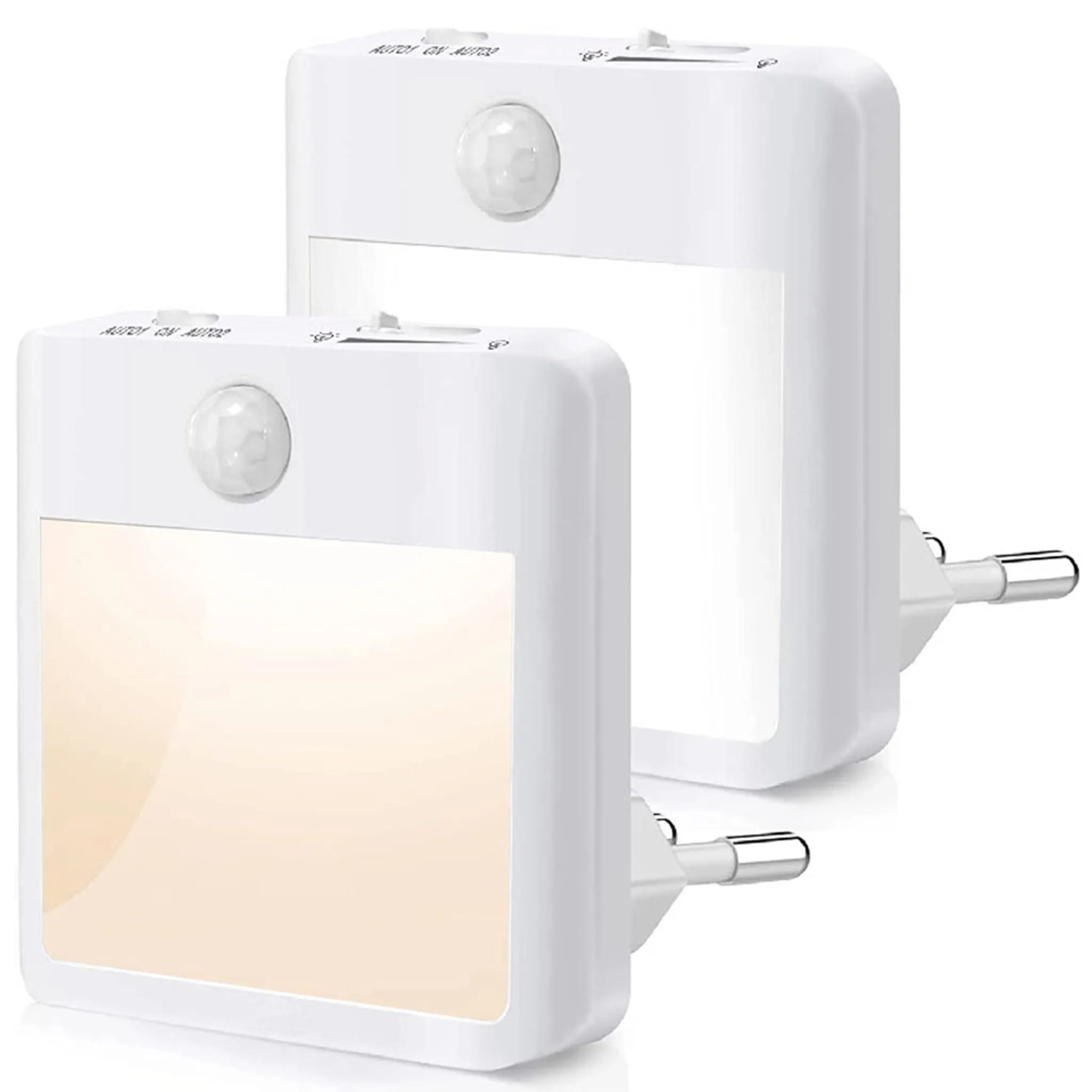 LED Orientierungsleuchte und Taschenlampe, 2-in-1 Funktion, aufladbare LED-Leuchte,  mit Bewegungsmelder, aufladbar über USB-C Anschluss