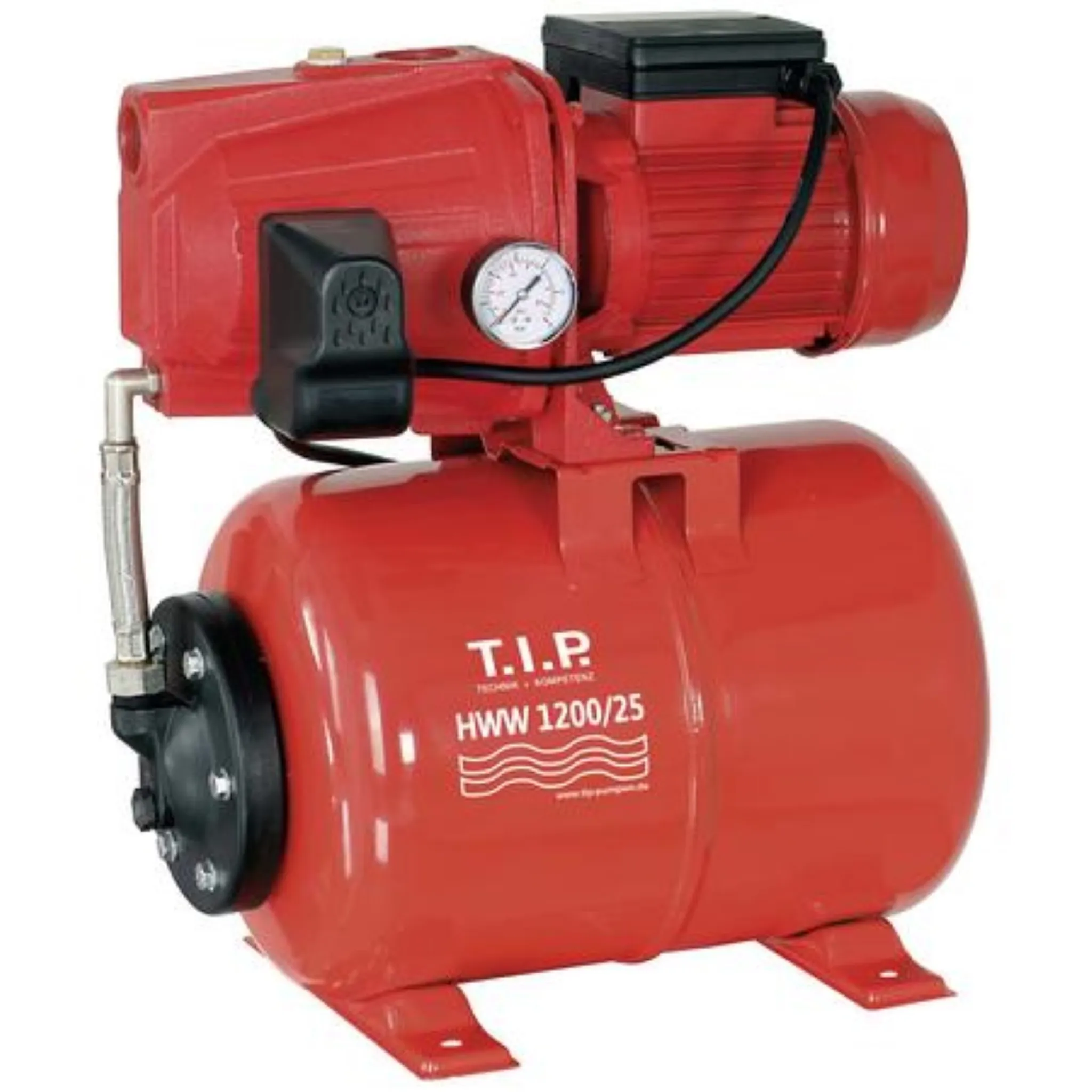 Hauswasserwerk T.I.P Jet 1000 Plus Pumpe und 22 Liter Druckkessel