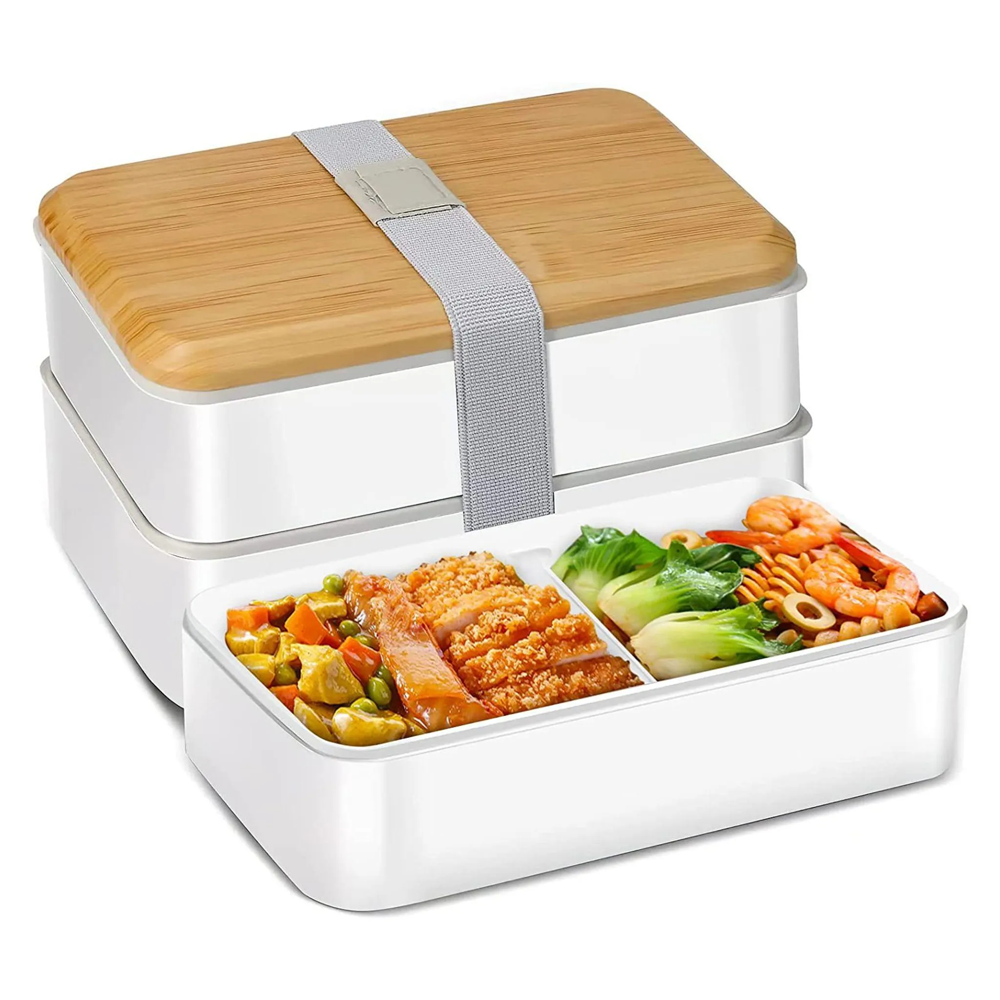 4-teiliges isoliertes Lunchbox-Set, Lunchbox, Snackbox für Reisen,  Picknick