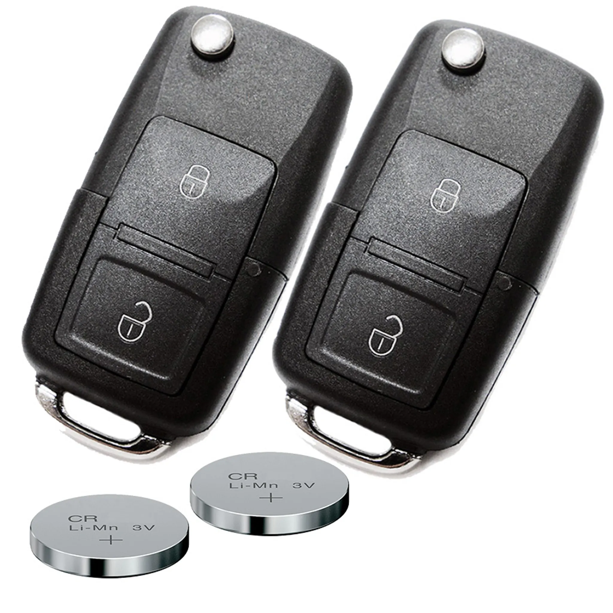 Autoschlüssel Gehäuse für Funk Klappschlüssel geeignet für VW 4