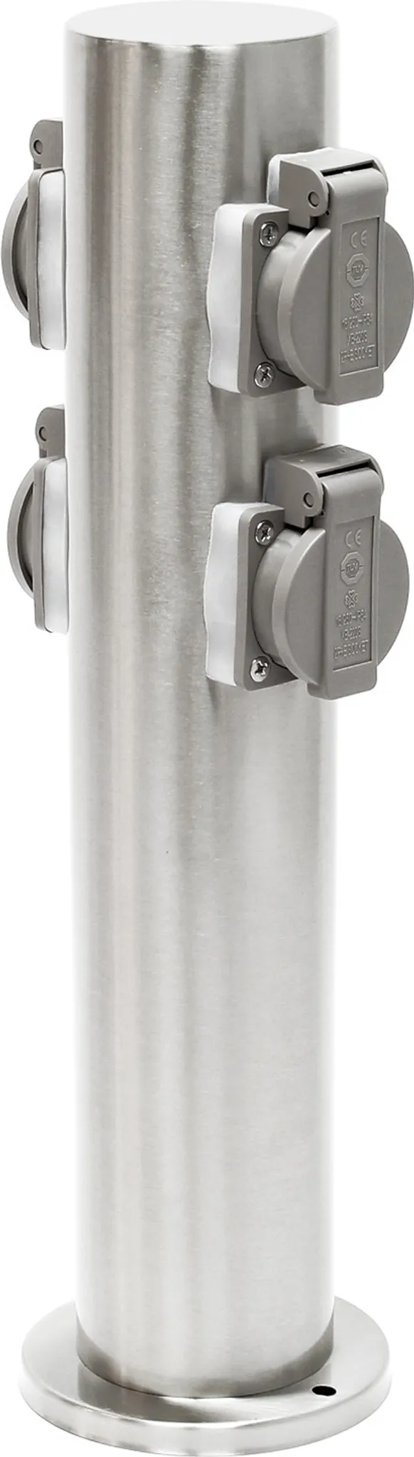 Wiltec Multiprise De Jardin Quadruple – 4 Prises – 175 X 190 X 190 Mm Design Pierre En Pp Avec Cable 1 5 M Et 2 Interrupteurs Utilisation E 91918934