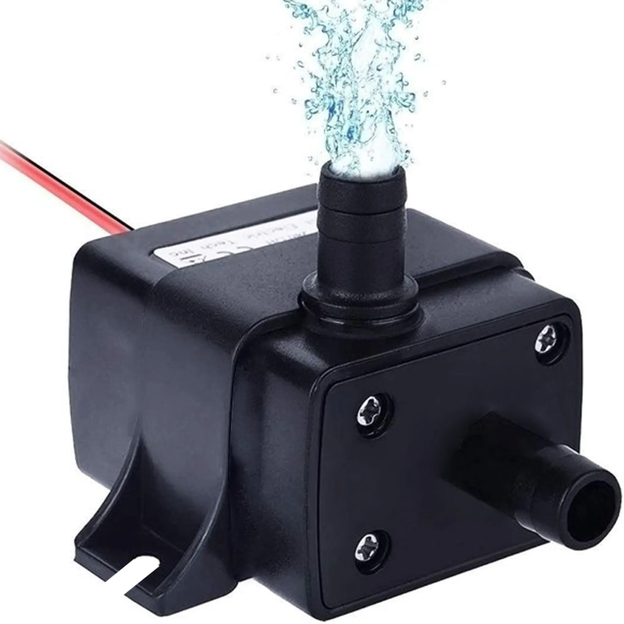 800L/H elektrische Wasserpumpe, Tauchwasserpumpe mit 12-farbigem LED-Licht,  16W kleine leise Wasserpumpe für Springbrunnen