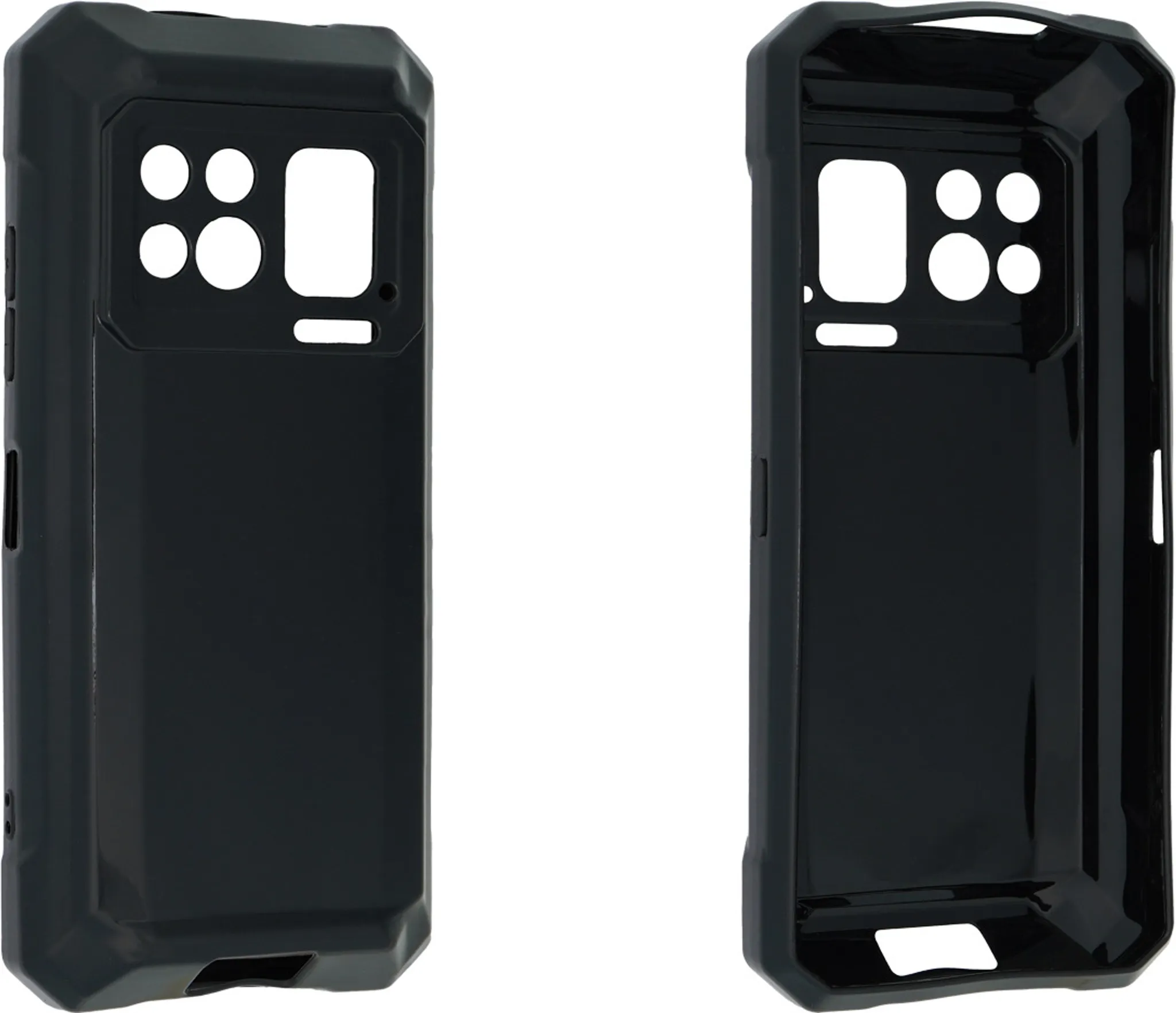 caseroxx TPU-Custodia in bianco-transparente per Gigaset GL390 – protezione su misura