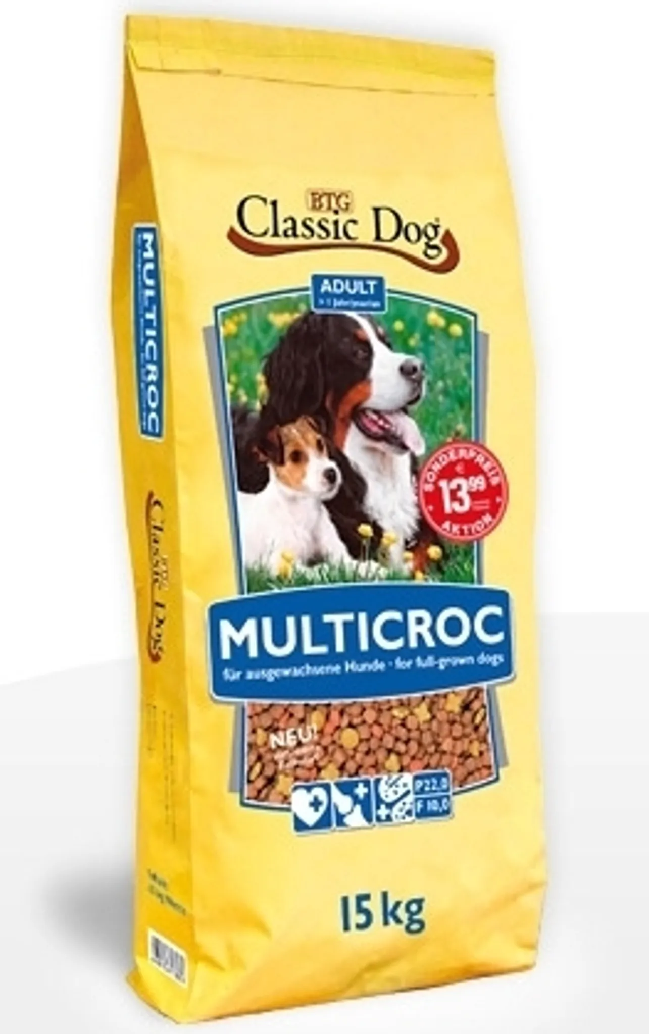 BTG Classic Dog 4260104073133, Adult, jede Rasse, 15 kg