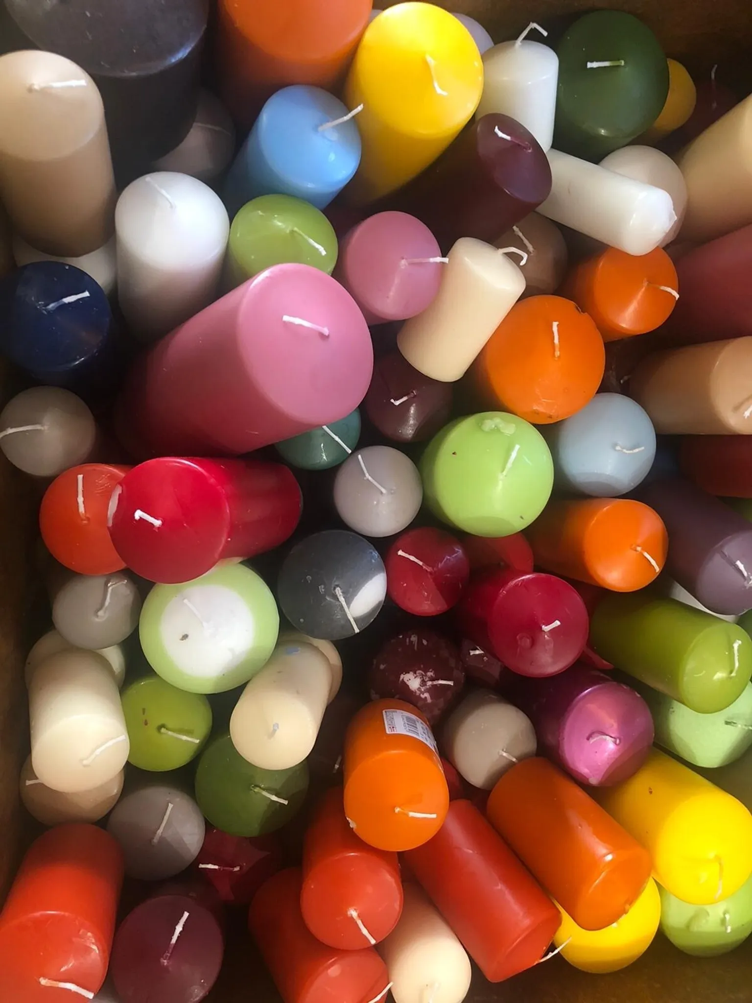 Kugelkerzen 6er Set Rosa - 8cm Deutsche Markenkerzen In RAL Qualität