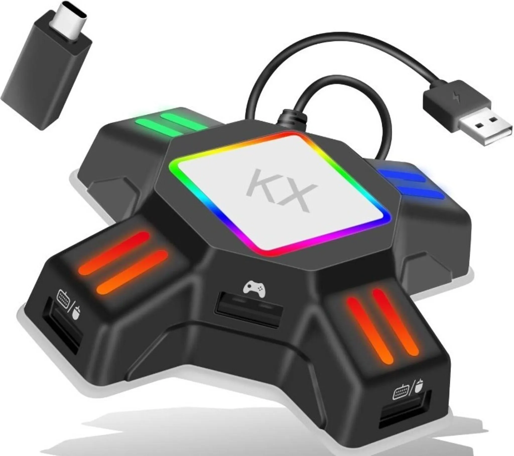 NATEFEMIN 25cm Alimentatore per Xbox 360 a 360 E Adattatore Cavo di Conversione di Alimentazione
