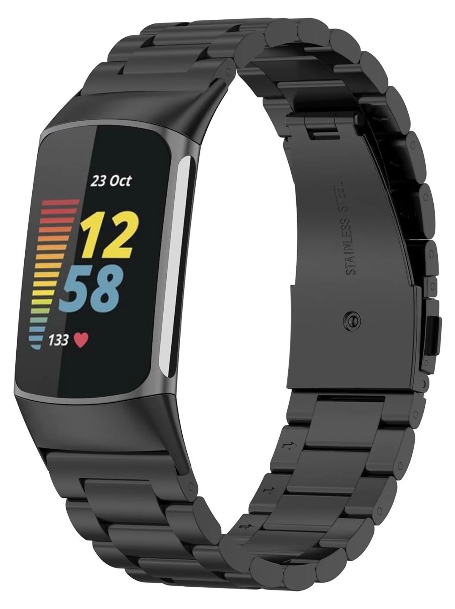 Dirrelo Compatibile con Fitbit Charge 3/Fitbit Charge 4 Cinturino, Ricambio Sportivo Regolabile in Silicone Accessori Traspiranti Cinturino per Fitbit Charge 3 SE, per Donna Uomo, Nero L