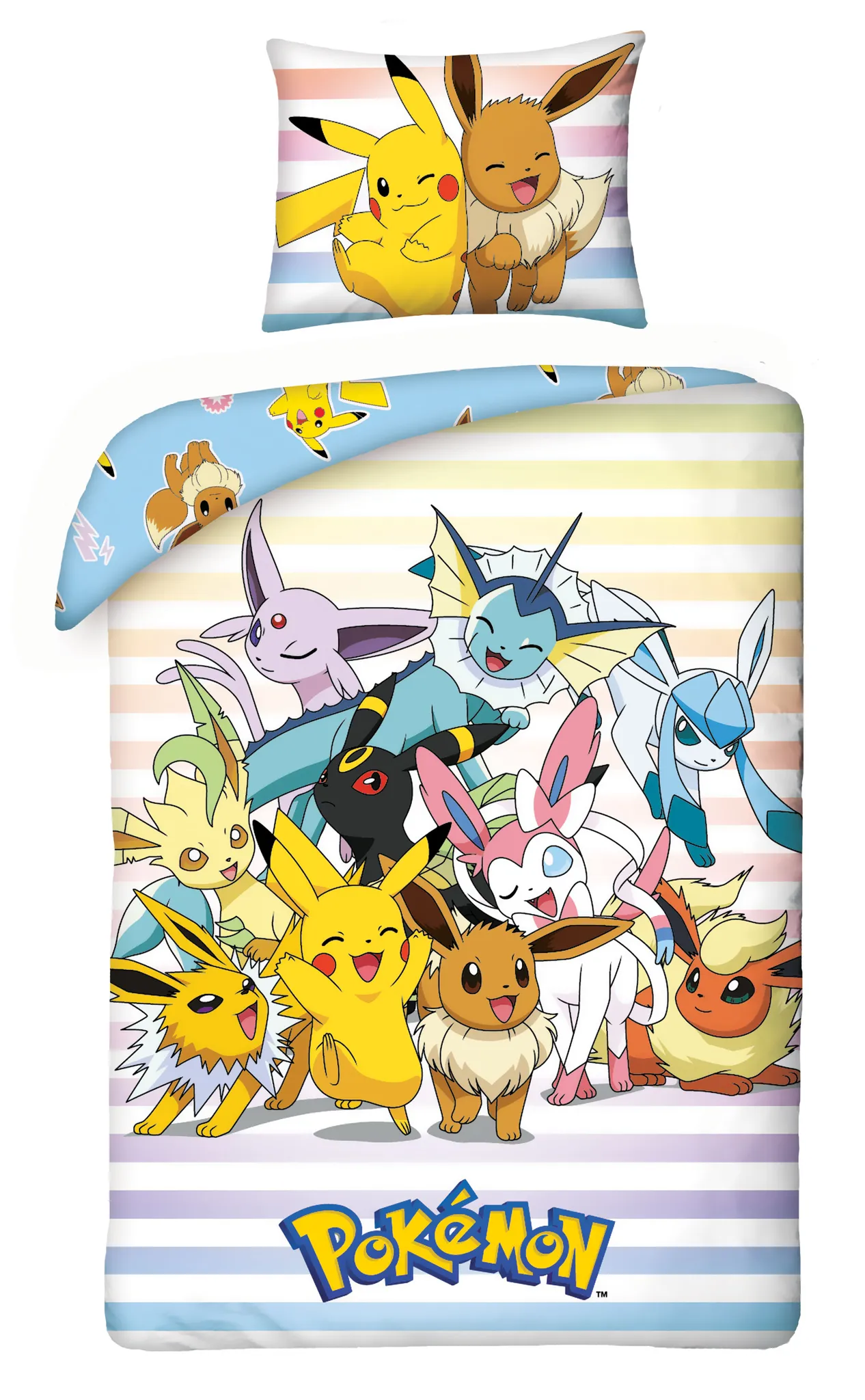 Promo Pokémon pokémon set coussin 35 cm + plaid 100 x 140 cm chez