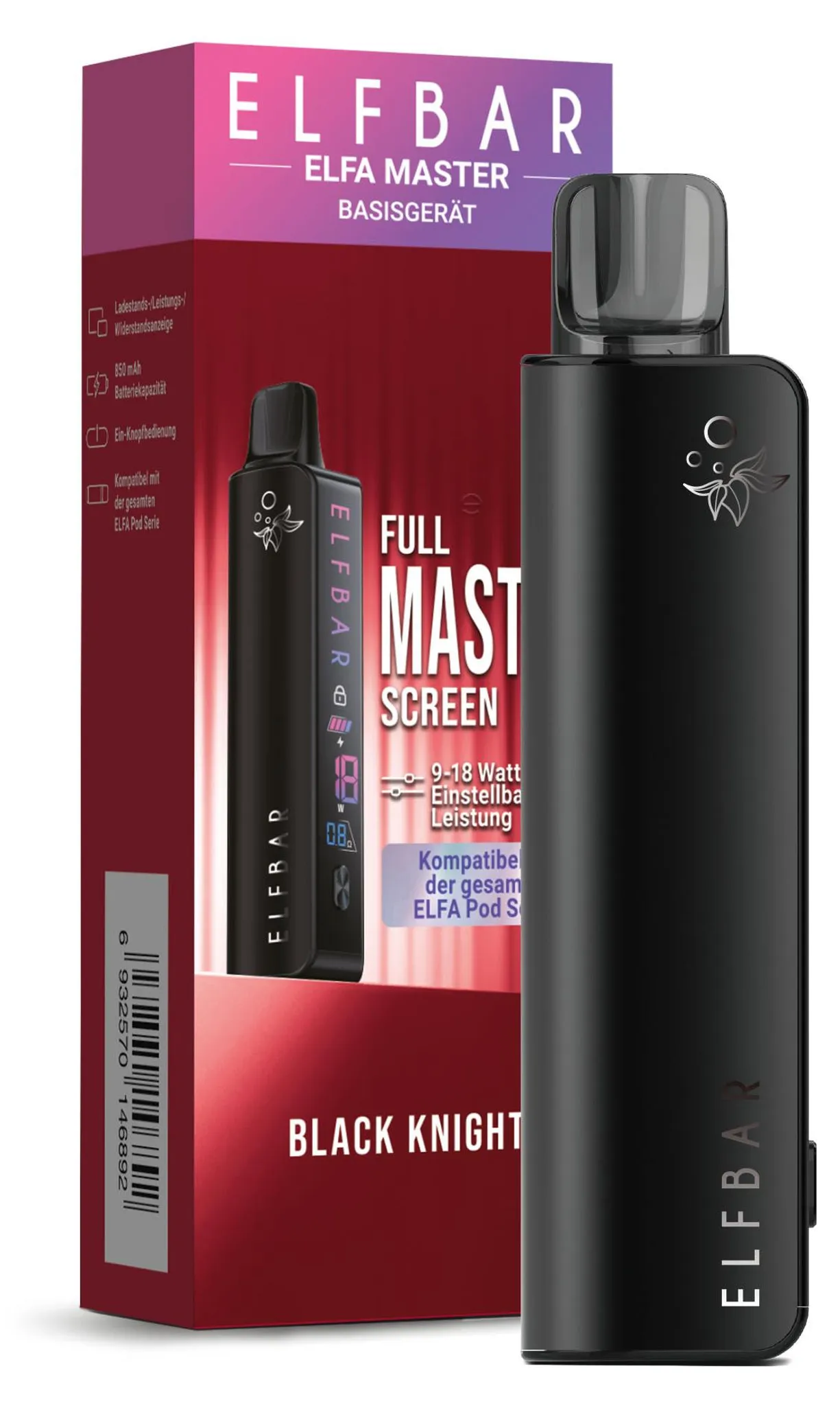 ELFBAR ELFA Master Kit Black Knight Gehäuse