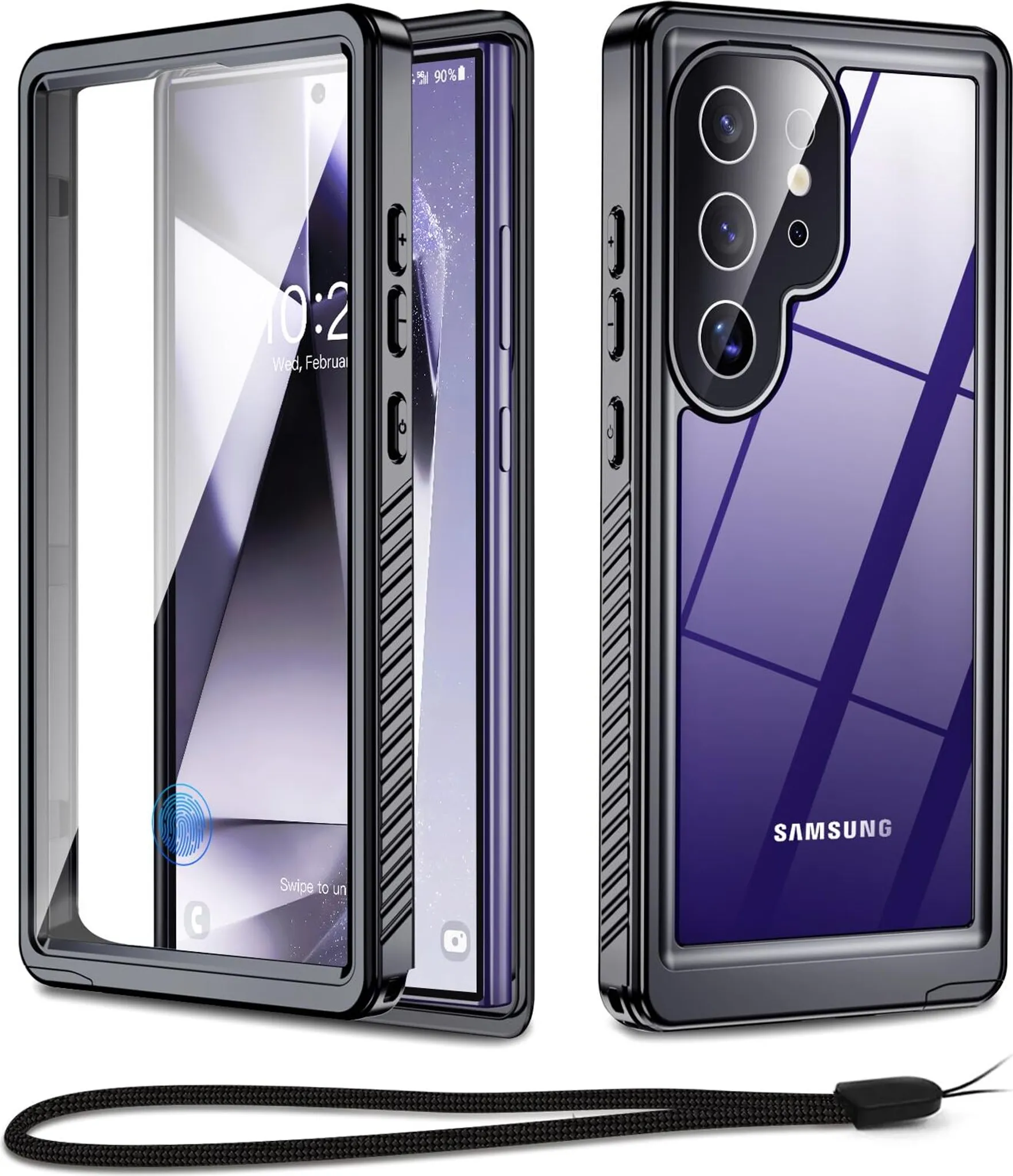FocRelaxer Custodia per Xiaomi Redmi Note 14 Pro, custodia impermeabile IP68 con protezione per lo schermo integrata, antiurto, antipolvere, protezione completa a 360 gradi, copertura trasparente