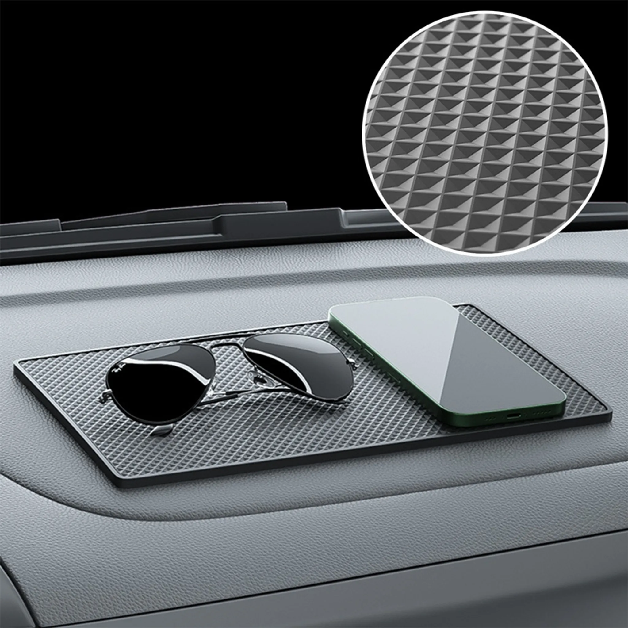 14cm Auto Dashboard Anti-rutsch-matte Pad Weiche Silikon Gel Anti-Slip Matte  Für Handy Sonnenbrille