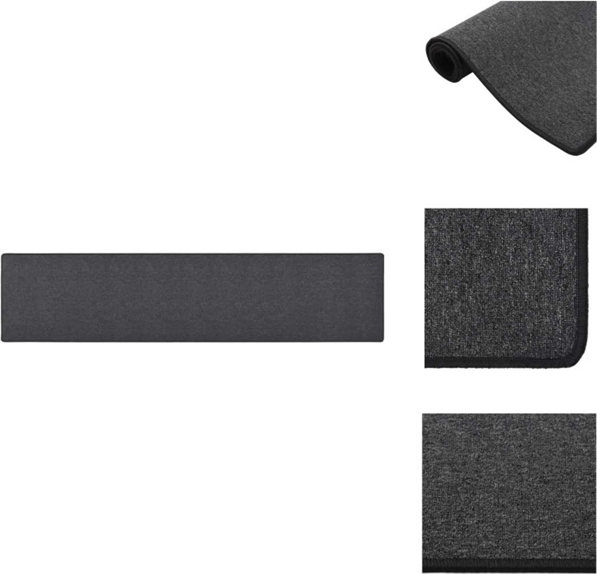 VidaXL Tappeto Da Esterno Grigio 120 Cm In PP, Tappeto, Tappeto Per Esterni, Tappeto Da Giardino, Tappeto Lavabile, Tappeto Da Patio