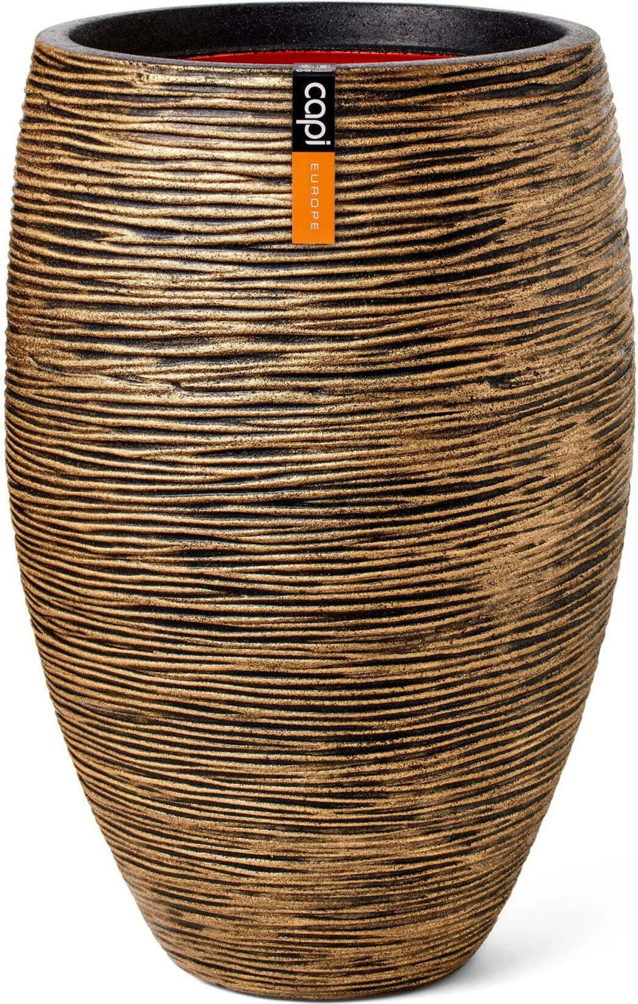 Sandra Rich, vaso di vetro Cyli cilindrico trasparente, tagliato a