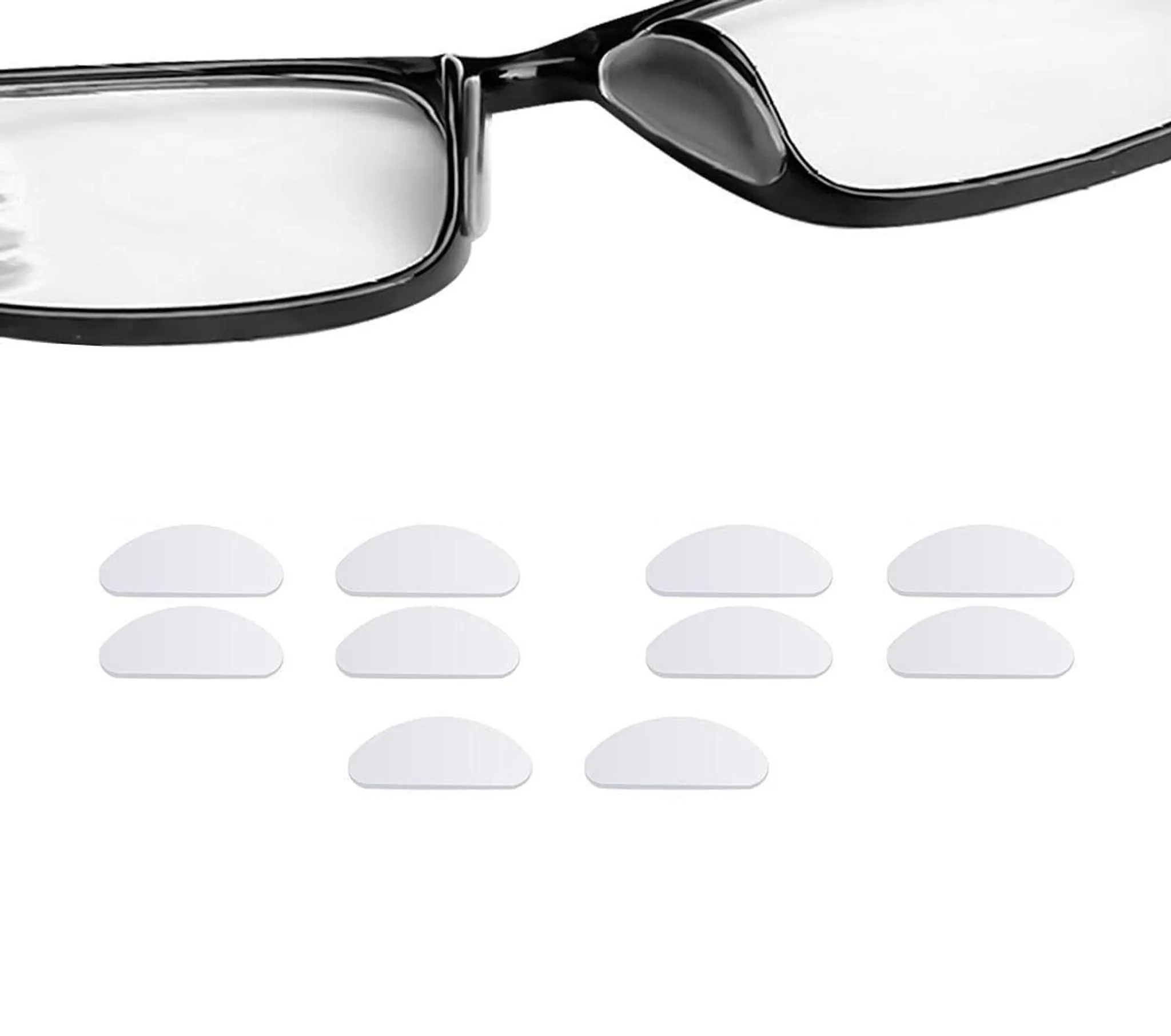 6 Paar Silikon-Anti-Rutsch-Ringe für Brillen
