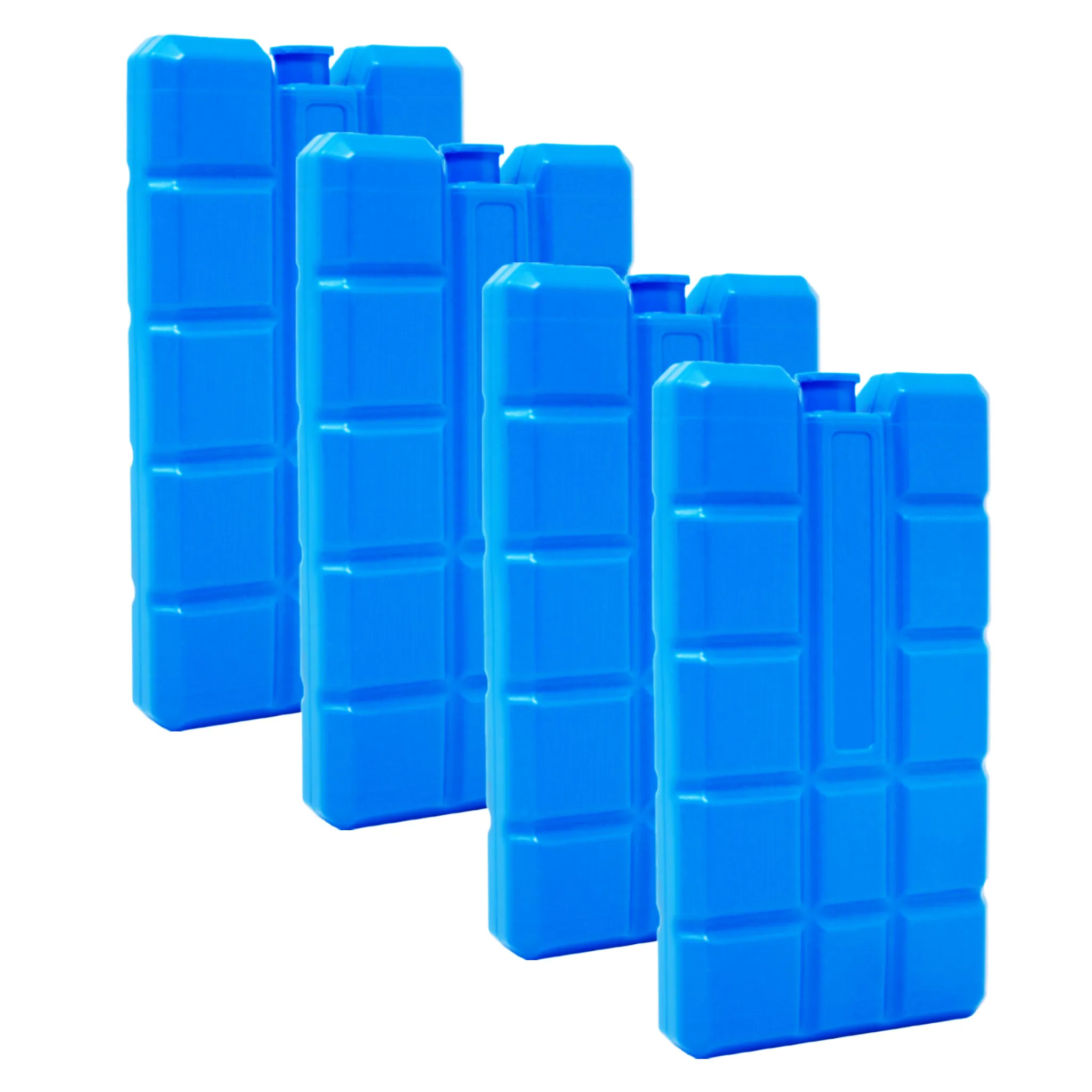 ToCi 4er Set Kühlakku mit je 200 ml  4 blaue Kühlelemente für die  Kühltasche oder Kühlbox