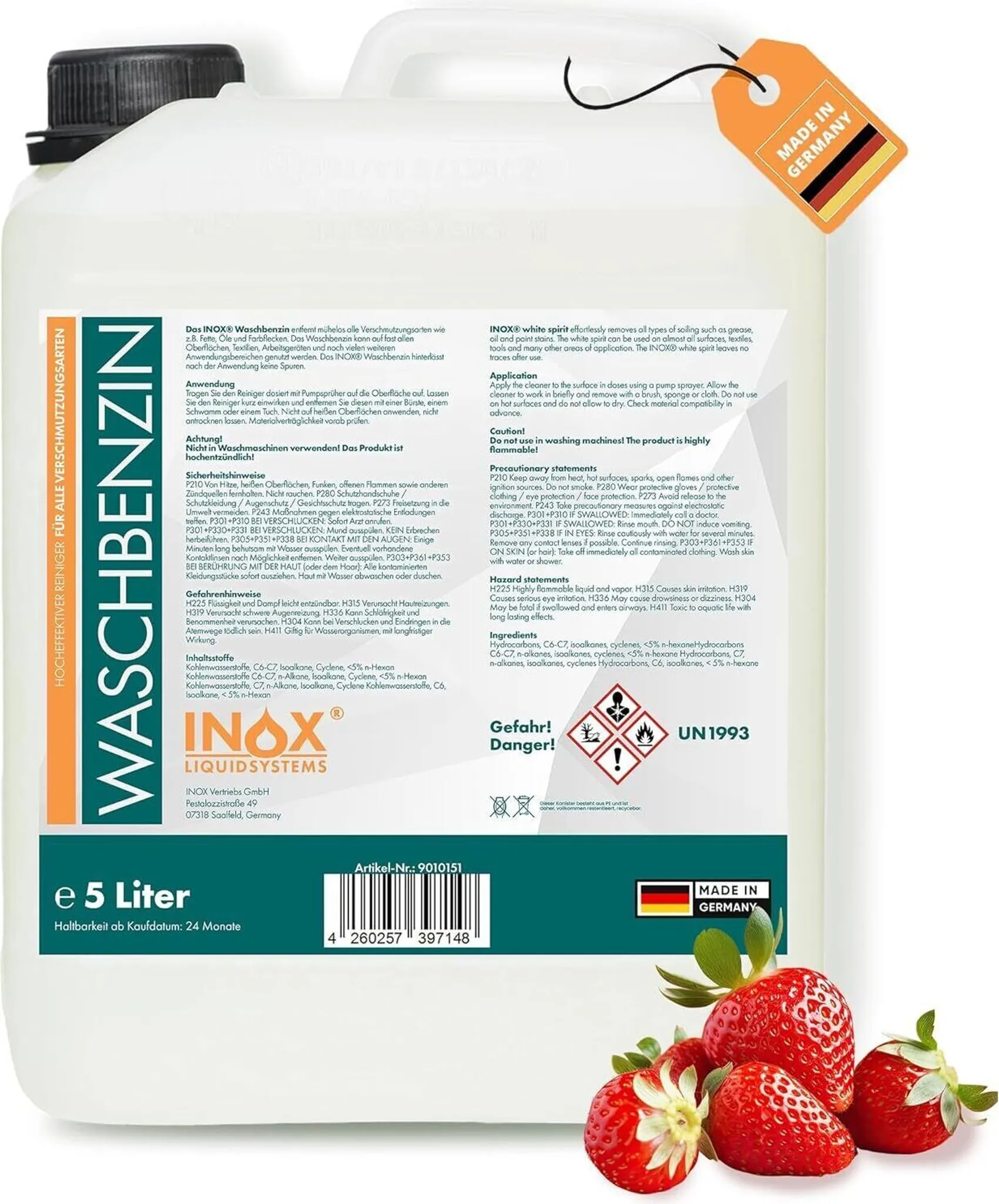 INOX® Waschbenzin 5L