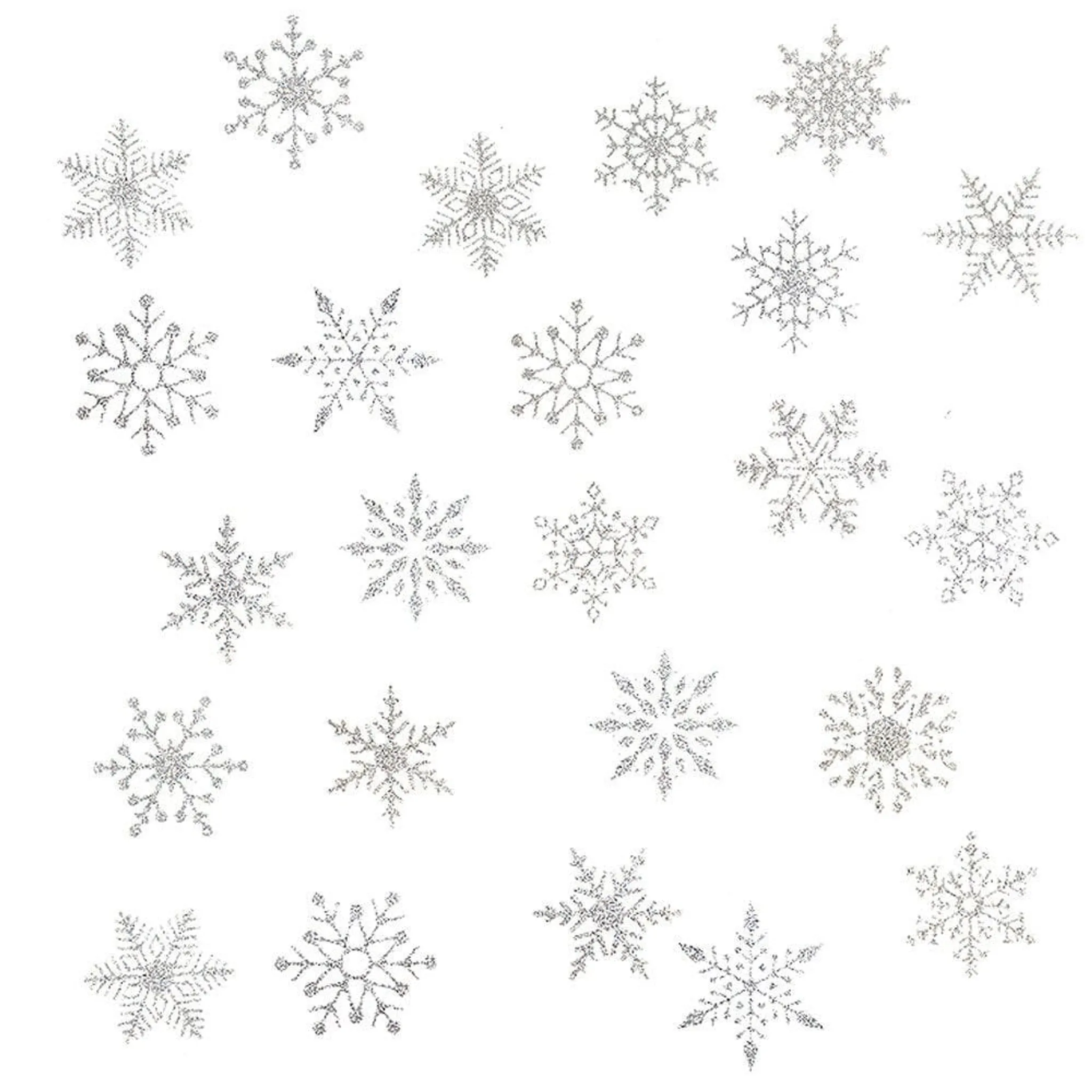Oblique Unique 24 Schneeflocken Schnee