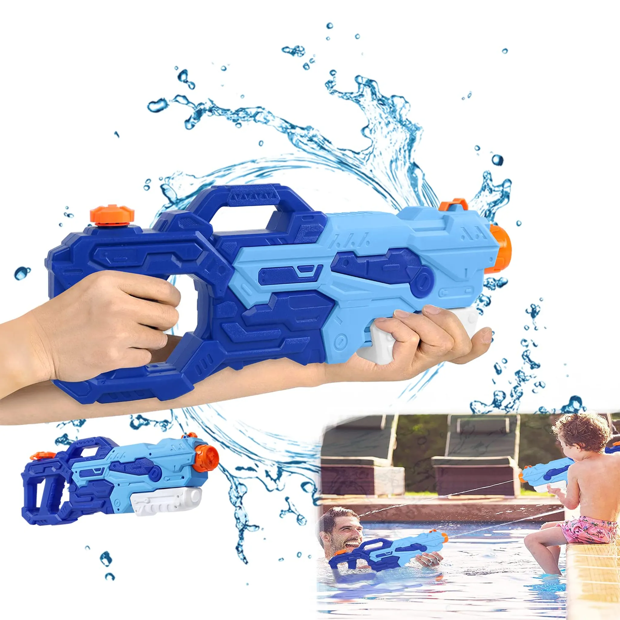 Elektrische Wasserpistolen Pistole für Erwachsene & Kinder Sommer Pool  Spielzeug
