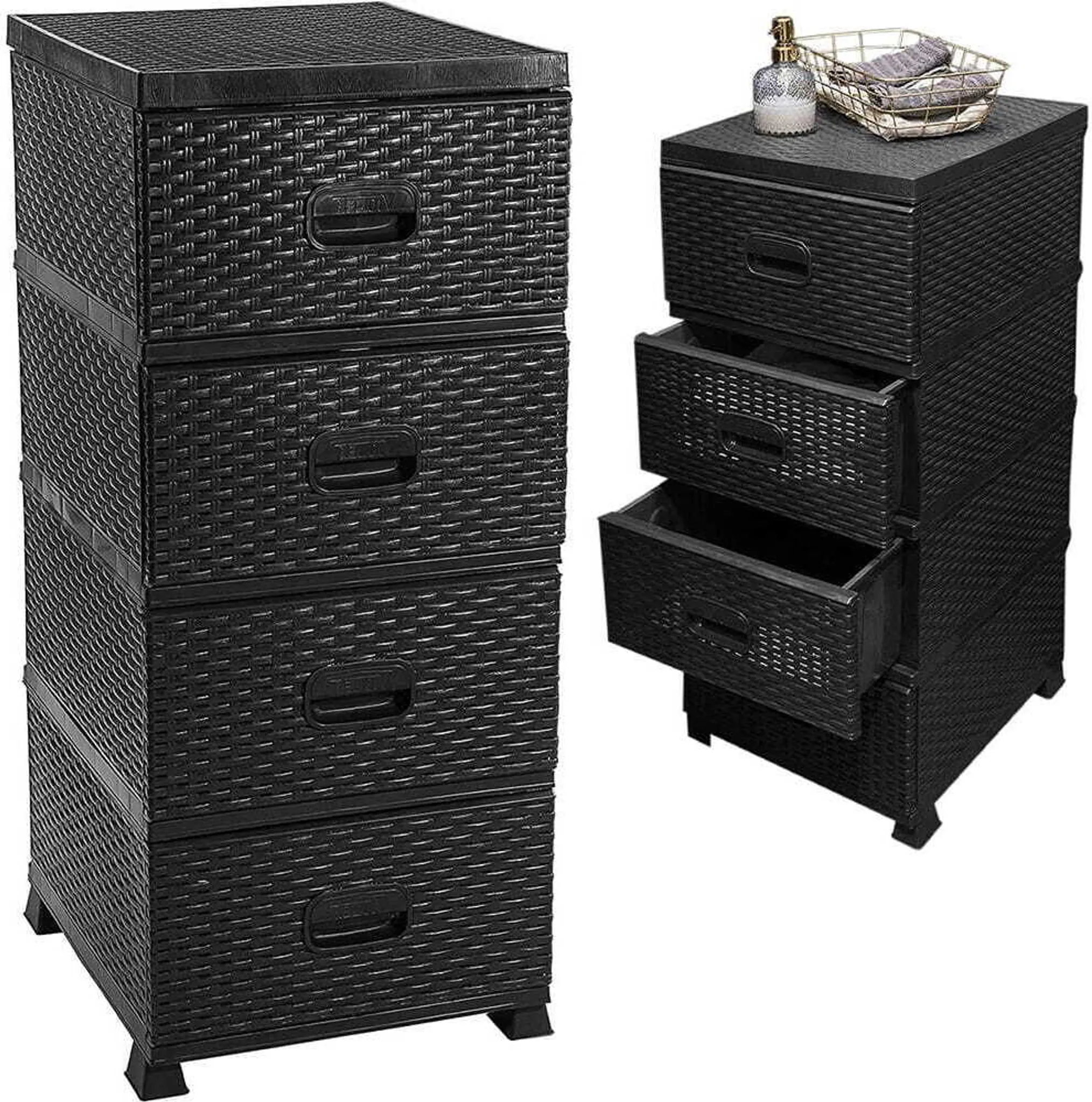 Deco4Home Kommode aus Kunststoff