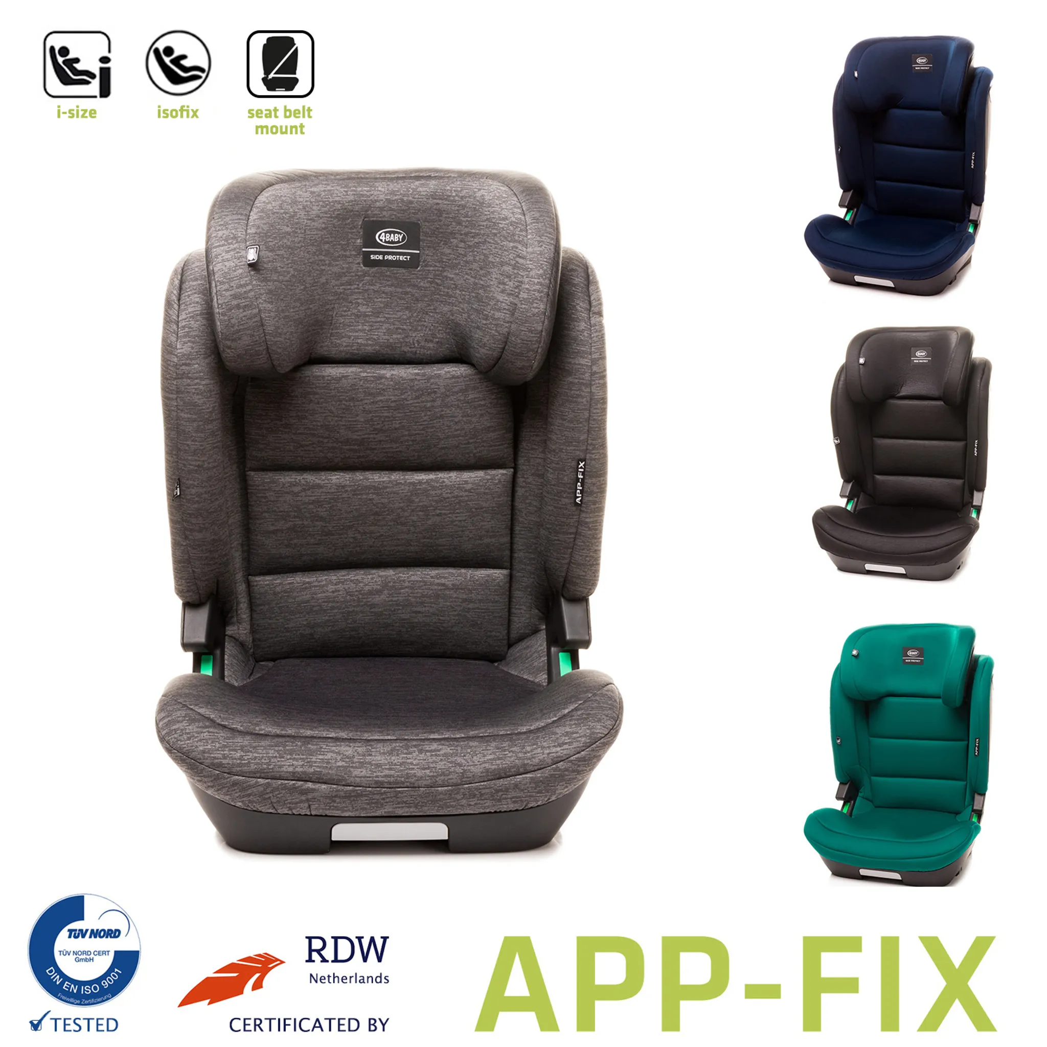 Kindersitz 15-36kg mit ISOFIX Autokindersitz Kinderautositz Gruppe 2+3 ECE