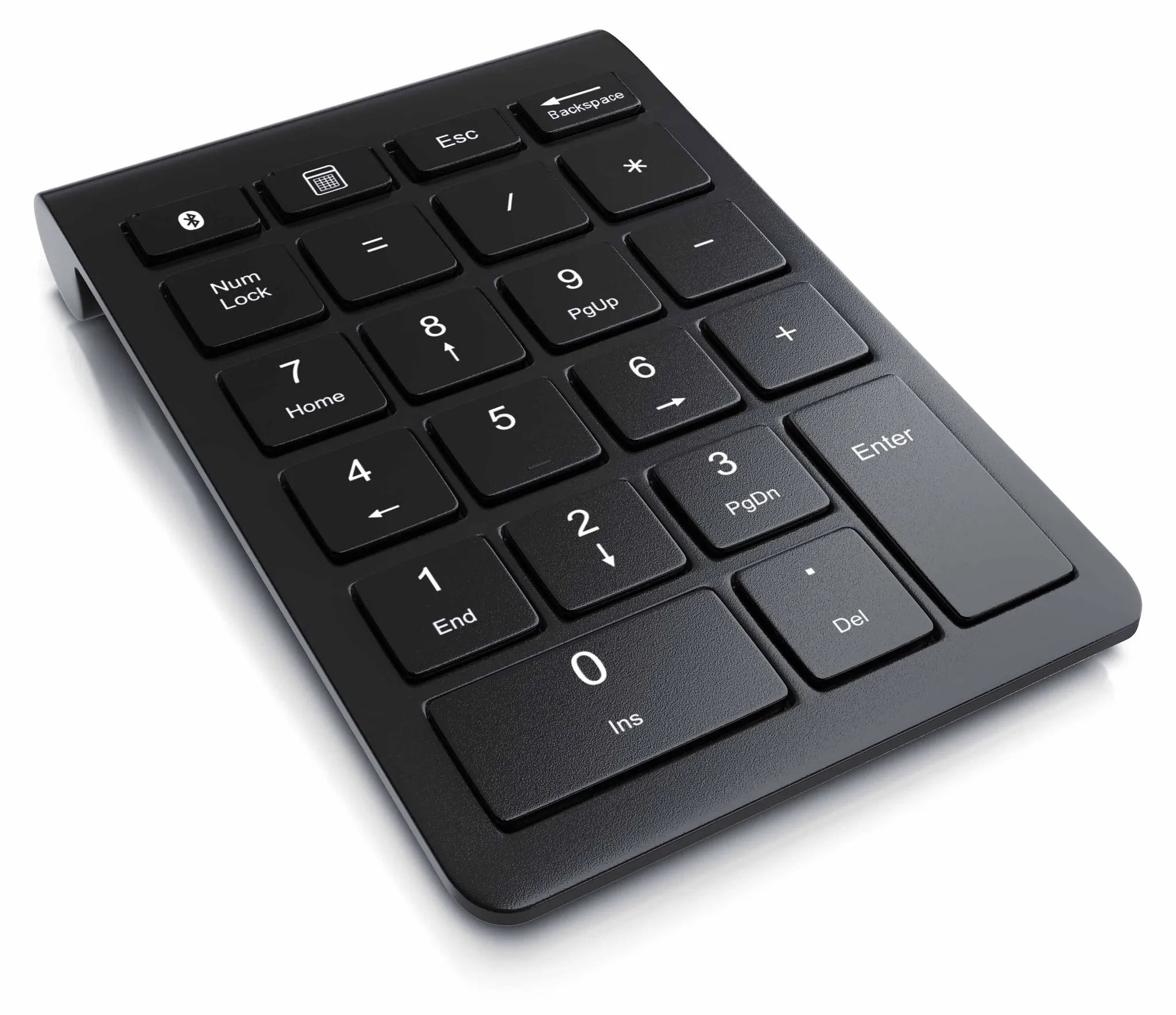 LogiLink ID0187 - Pavé numérique Bluetooth avec 35 touches et touches de fonction pour Windows/MacOS Aluminium