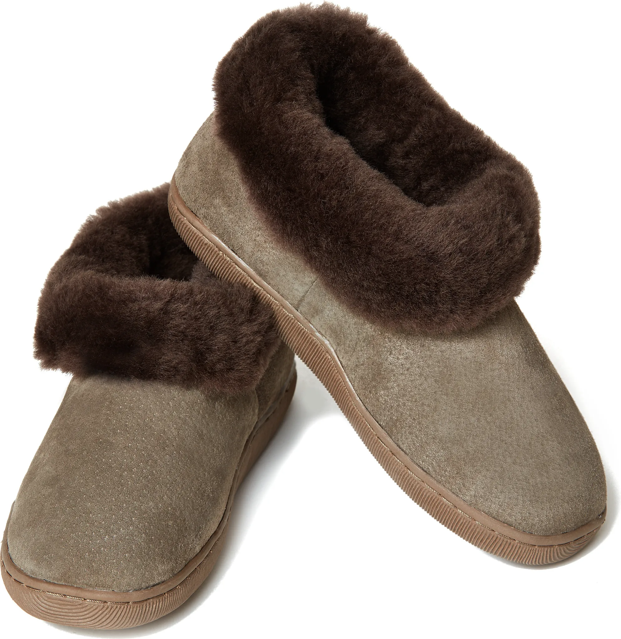 Hausschuhe Lammfell KRETA Braun 39