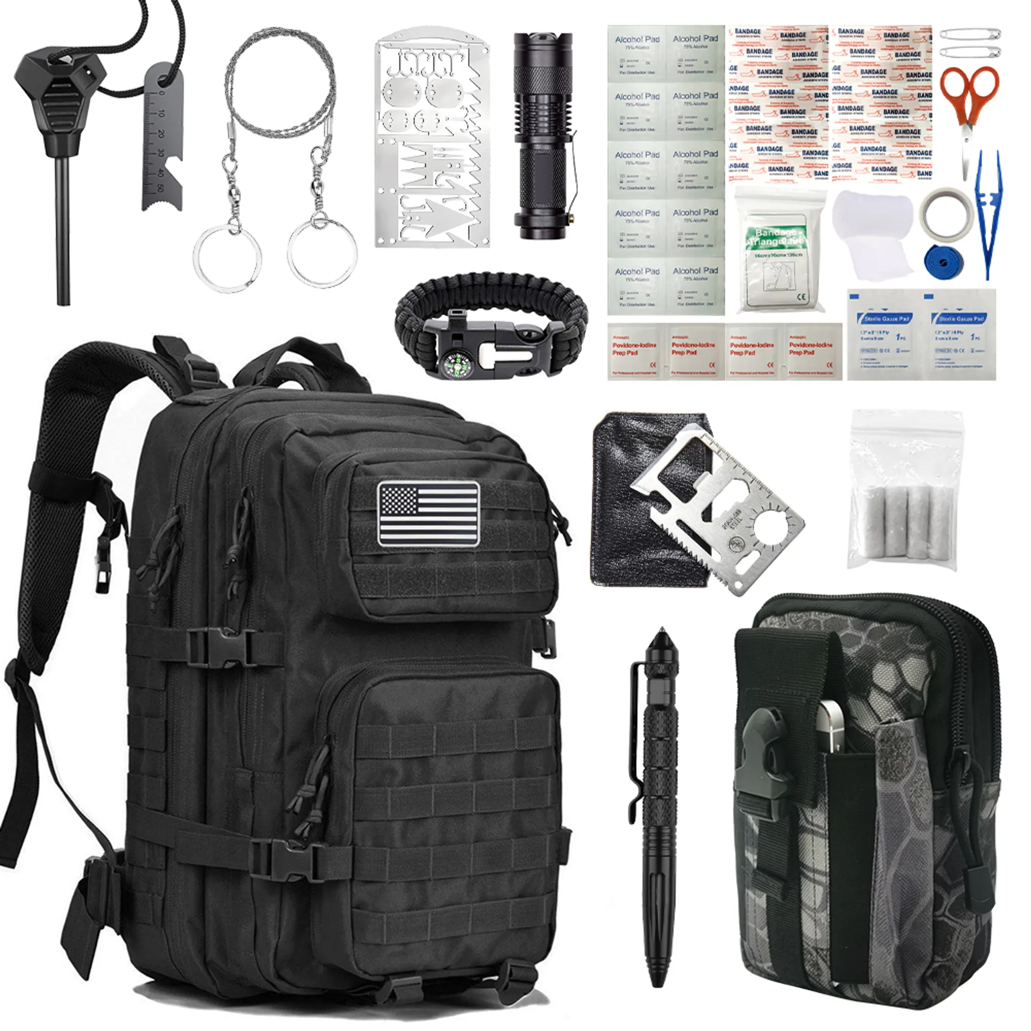 Außen Notfall Set Survival Kit Axt Outdoor Camping Ausrüstung Notfall Gear  Jagde