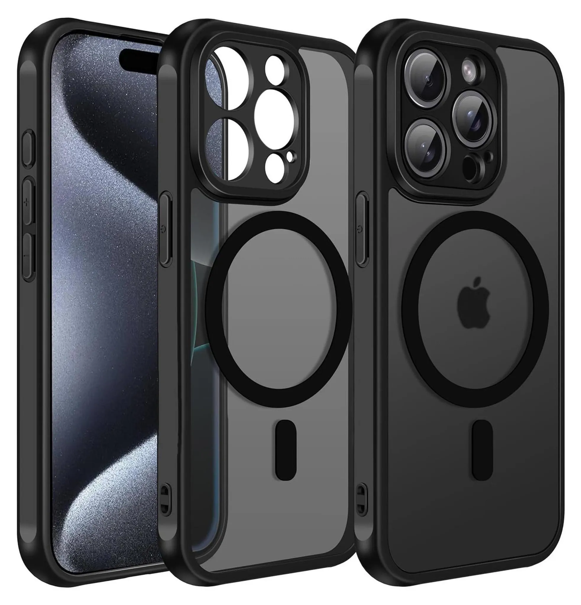 Coque de protection magnétique et antimicrobienne pour iPhone