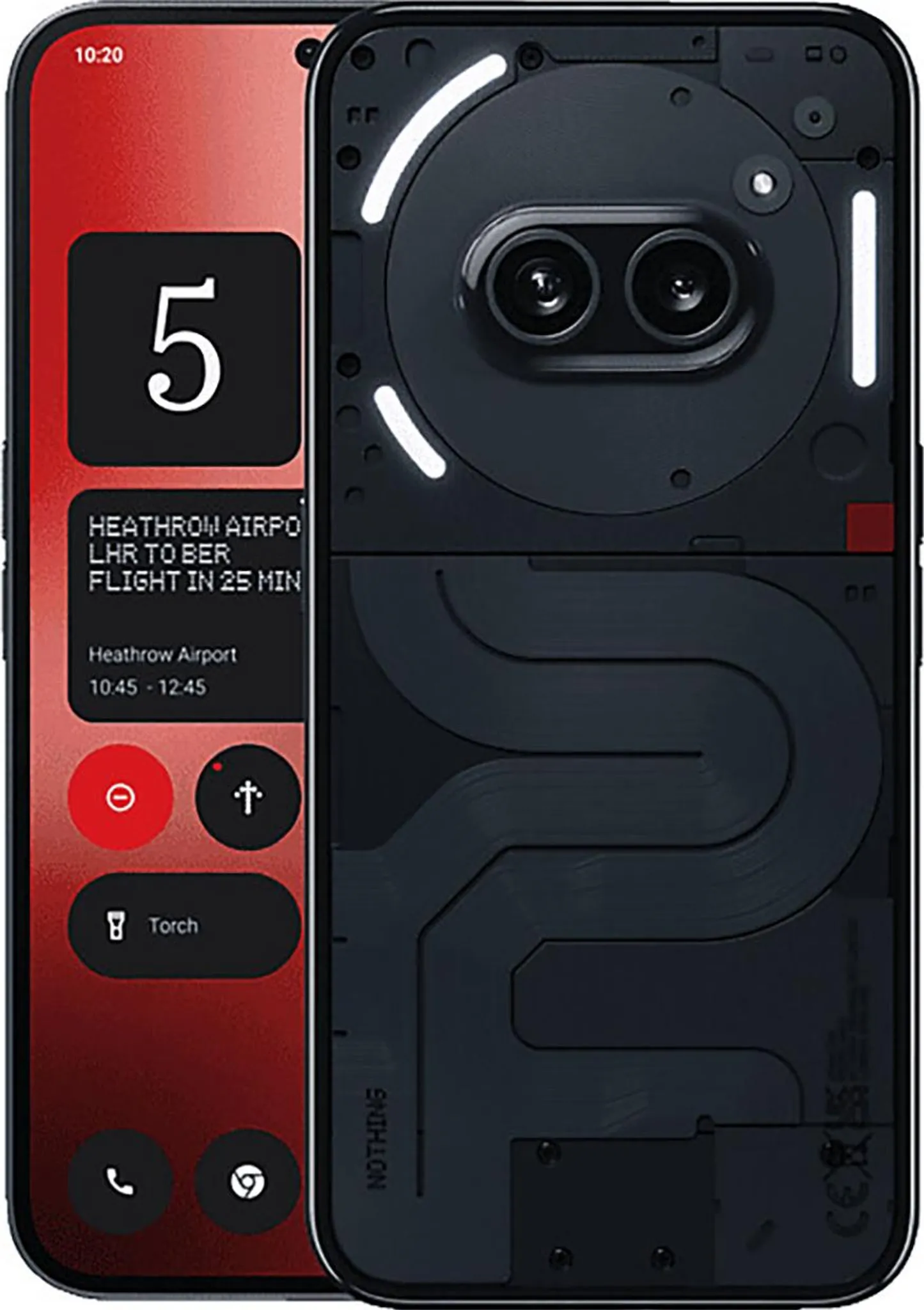 Nothing Phone 2a 256 GB Dual-Sim Black Wie Neu