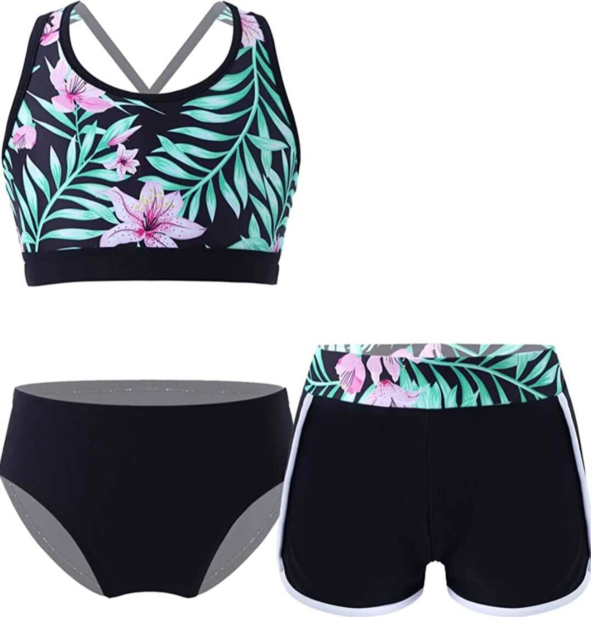 Costume Da Bagno Bambino Con UPF 50+ – Pantaloncino Con Elastico E Lacci – Asciugatura Rapida 2-9 Anni