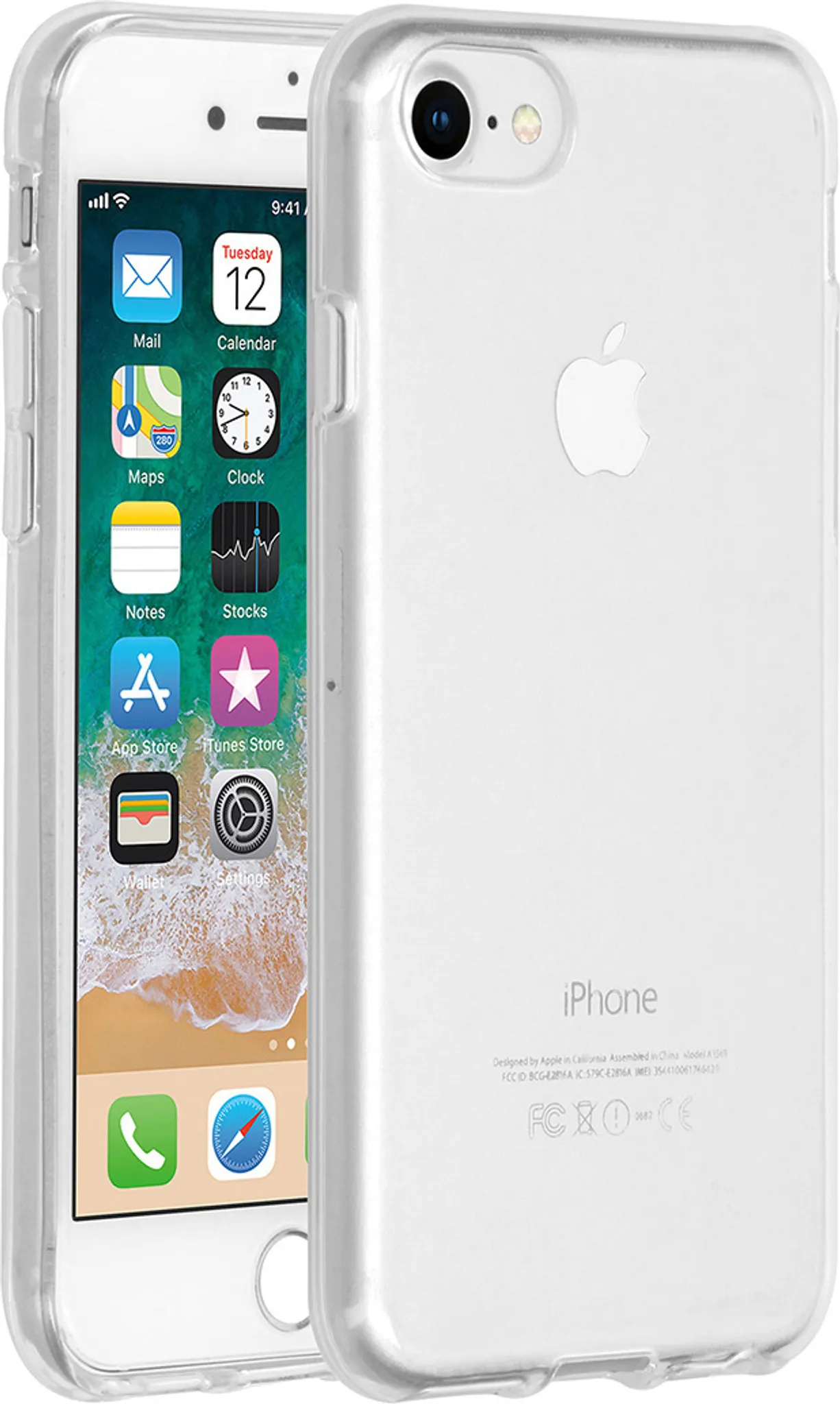 AVANA IPhone Hülle Transparent – Für SE 2022/2020, 8, 7, Mit Kantenschutz