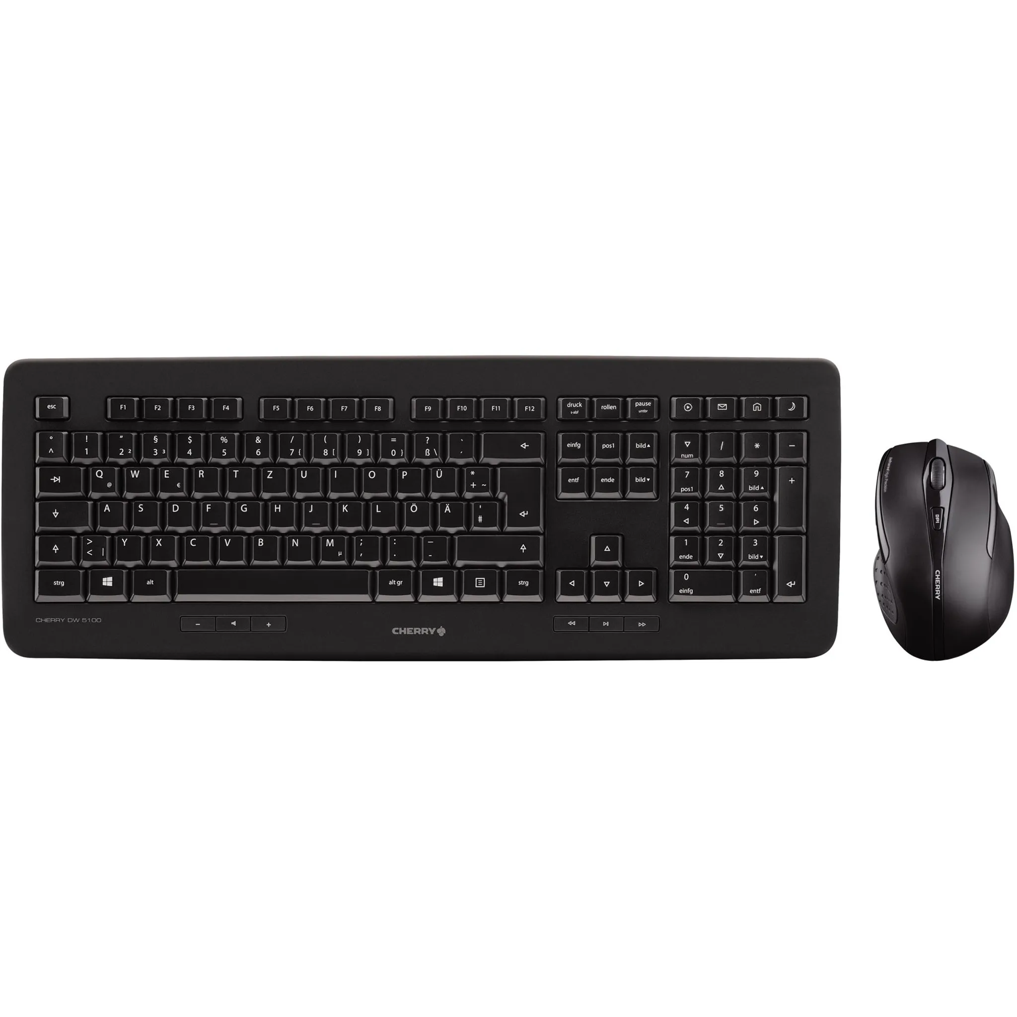 Maus-Tastatur-Set schwarz 5100 DW Tastatur