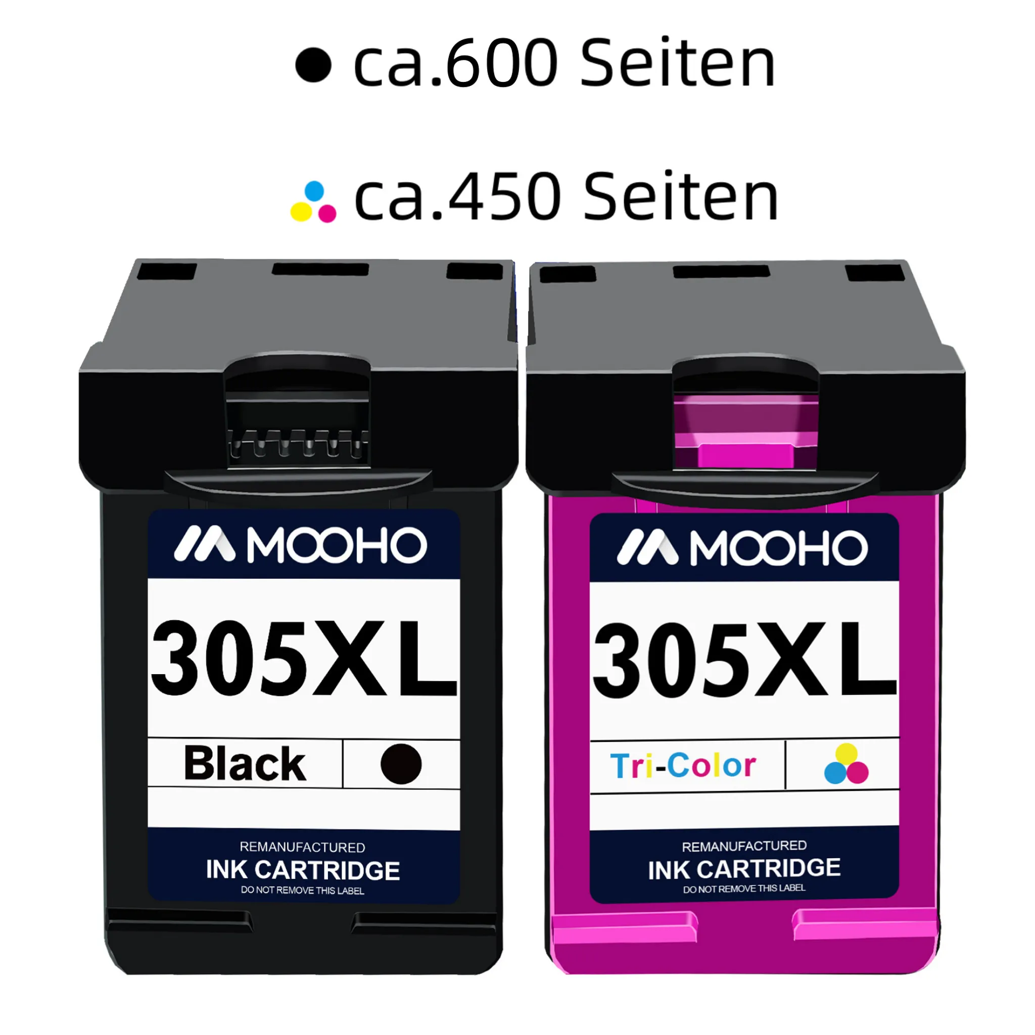 MOOHO (1B=ca.600,1C=ca.450) 305XL ersetzt für