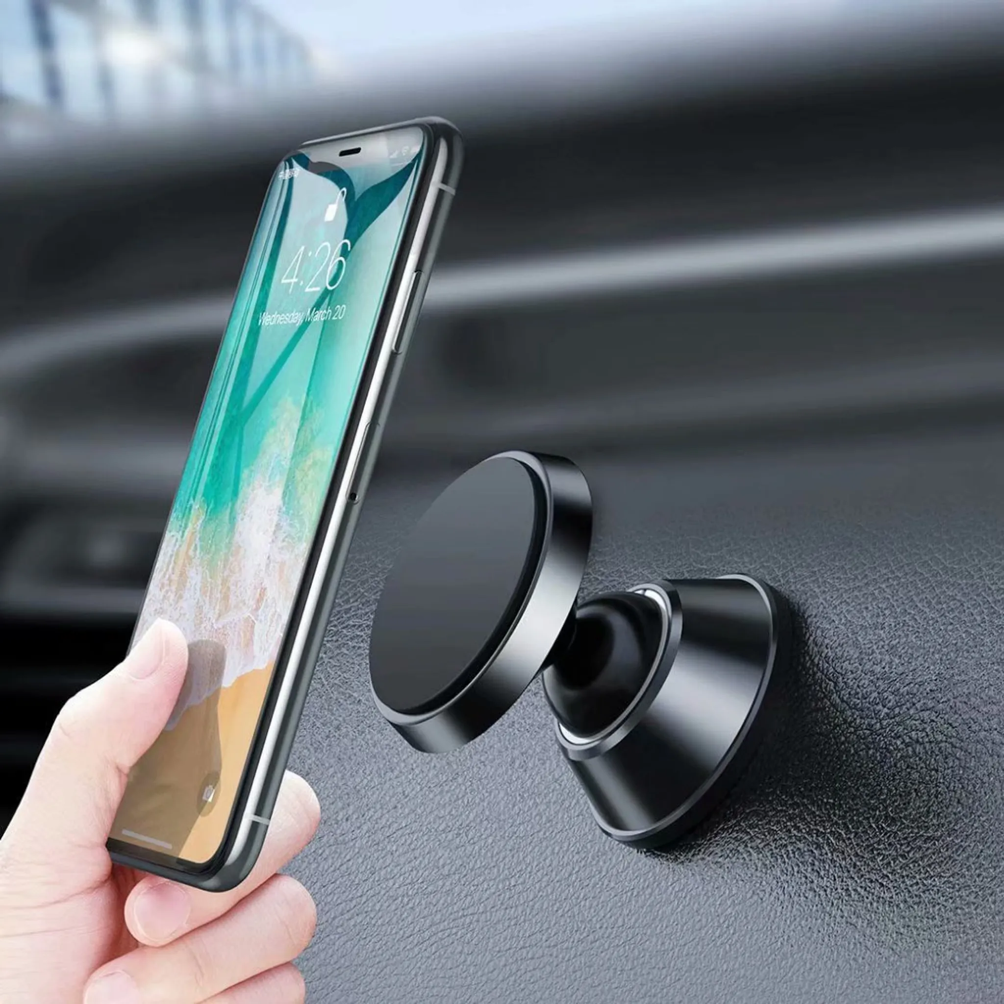 Handyhalterung Auto Magnet Handyhalter magnetisch kfz iPhone Pro