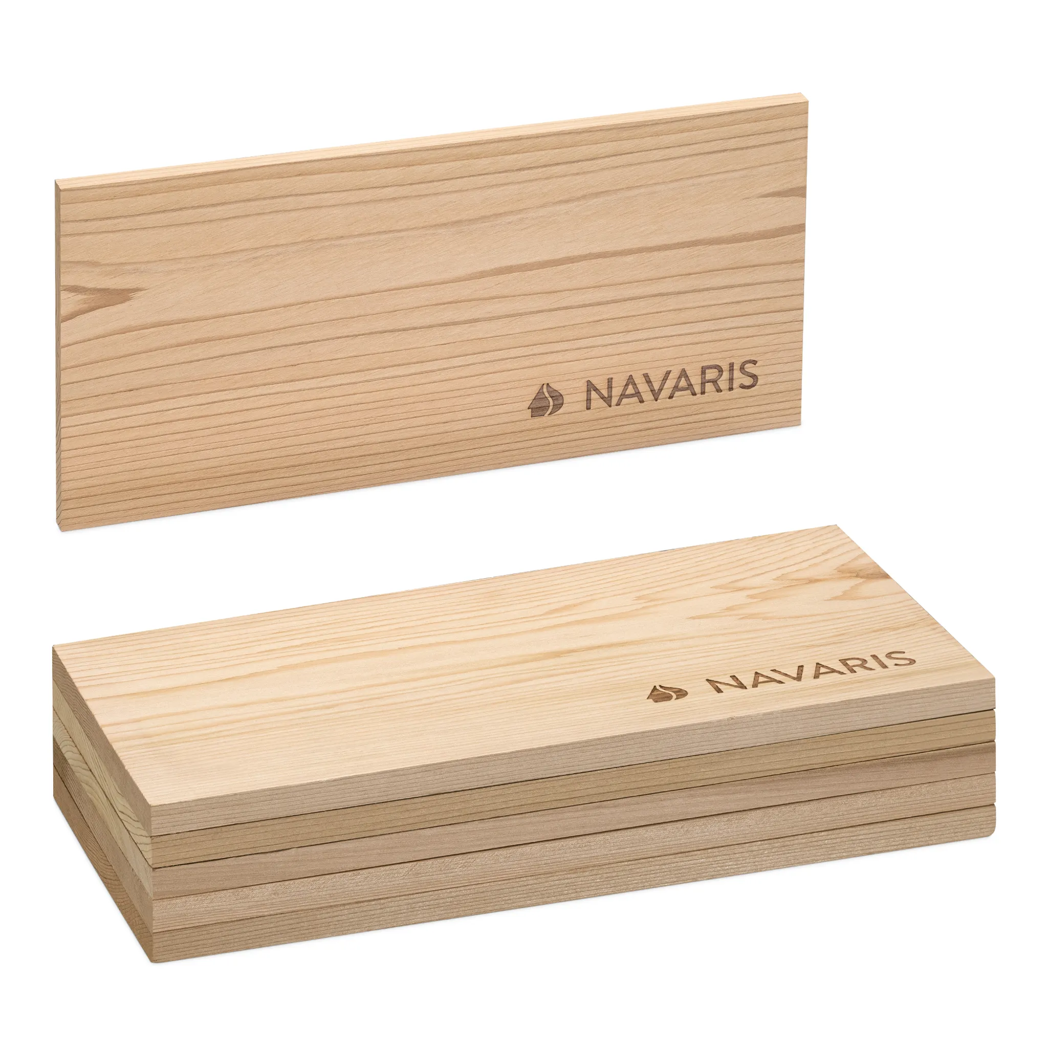 Navaris 6x Zedernholz Grillbretter zum | Küchenbretter