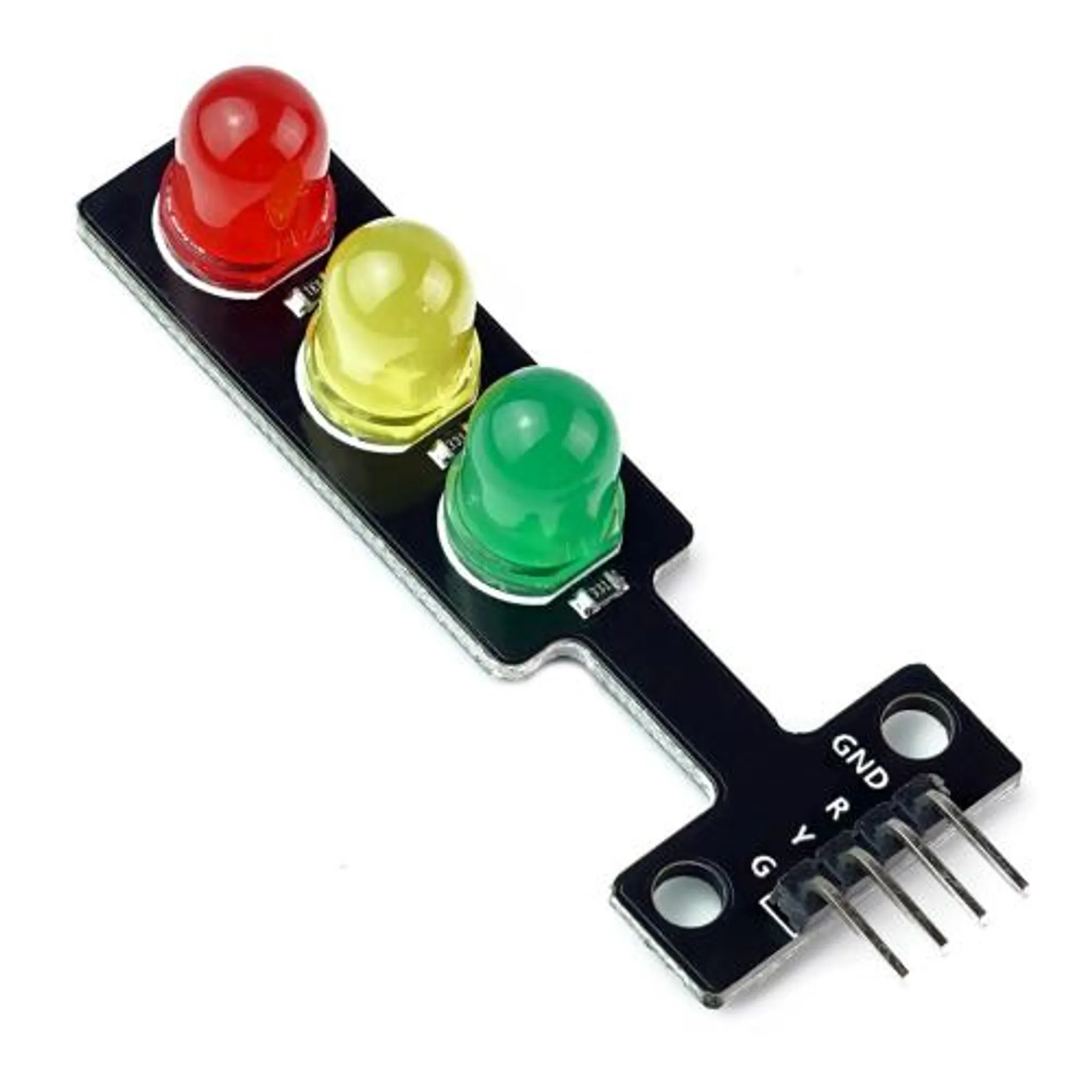LED Ampel Modul mit 3x 8mm LED (rot, gelb