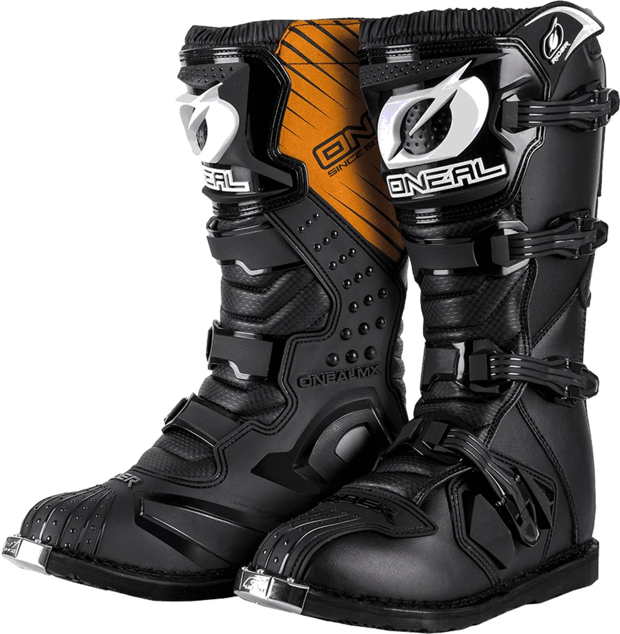 Oneal Rider Motocross Stiefel Grösse: 46, Farbe: Schwarz