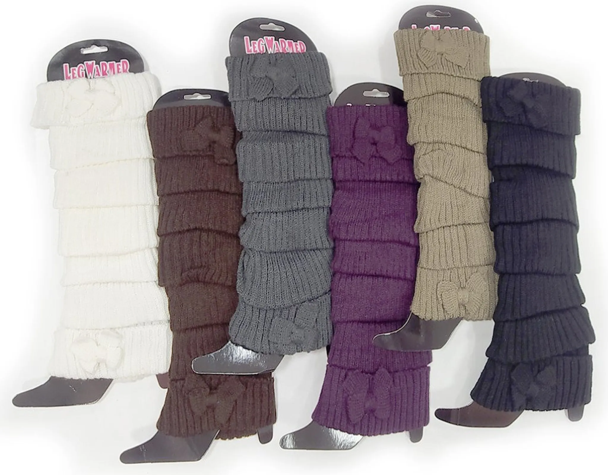 4 Paar Leg 40cm Warmers, Stulpen, Beinstulpen Damen Produktbild-Vorschau 2