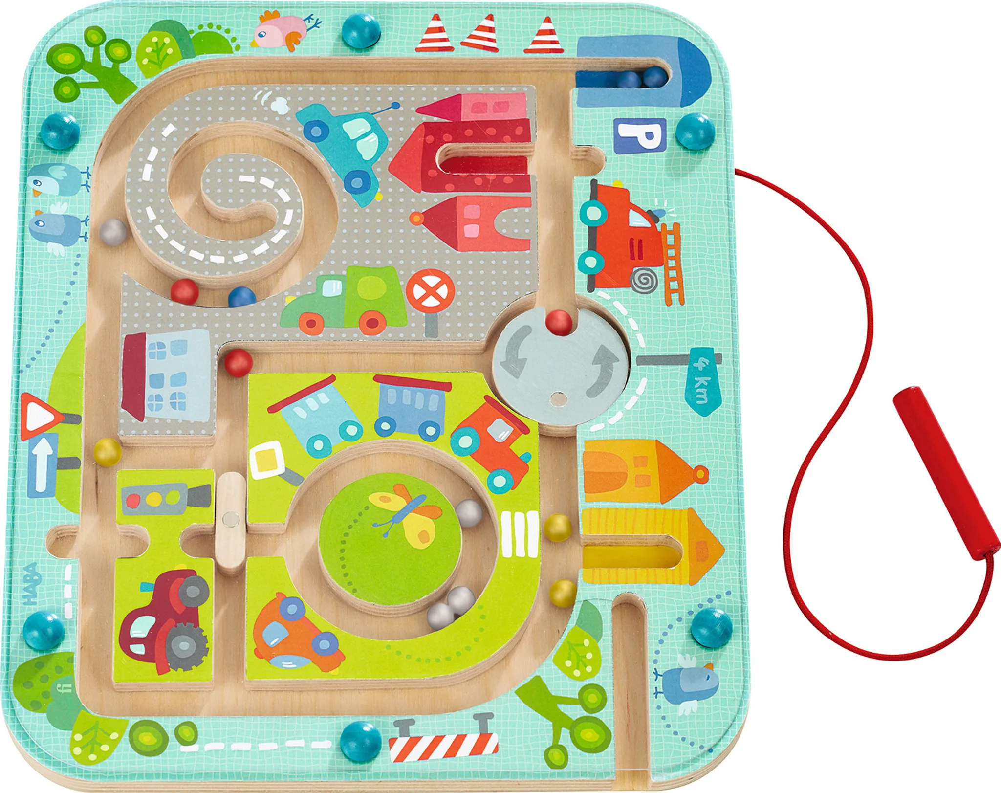 CreativaMente Silabland-Spiel – Lernspiel Für Silben, 252 Puzzleteile, 54 Karten, Für Kinder, In Box