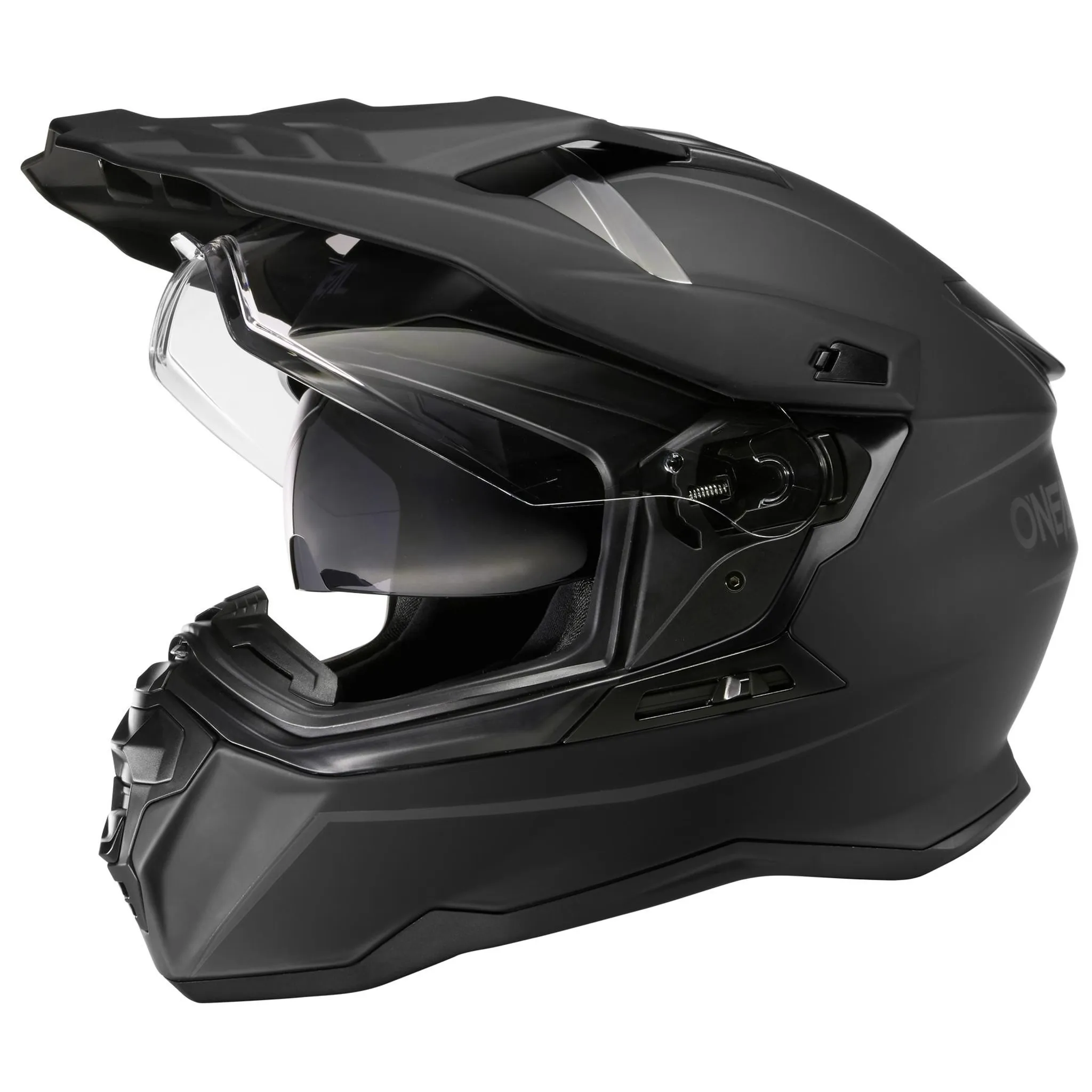 O'Neal Sierra Flat Enduro MX Motorrad Helm matt schwarz 2024 Oneal