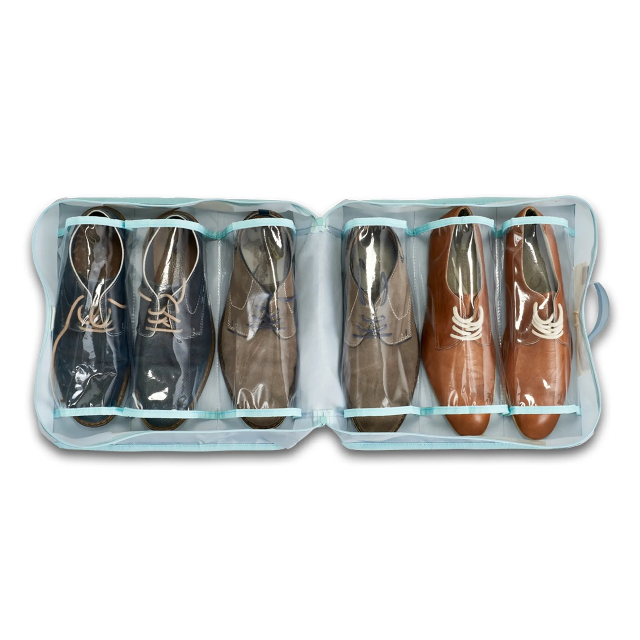 Multifunktionale tragbare Schuhaufbewahrungstasche für unterwegs color Grau