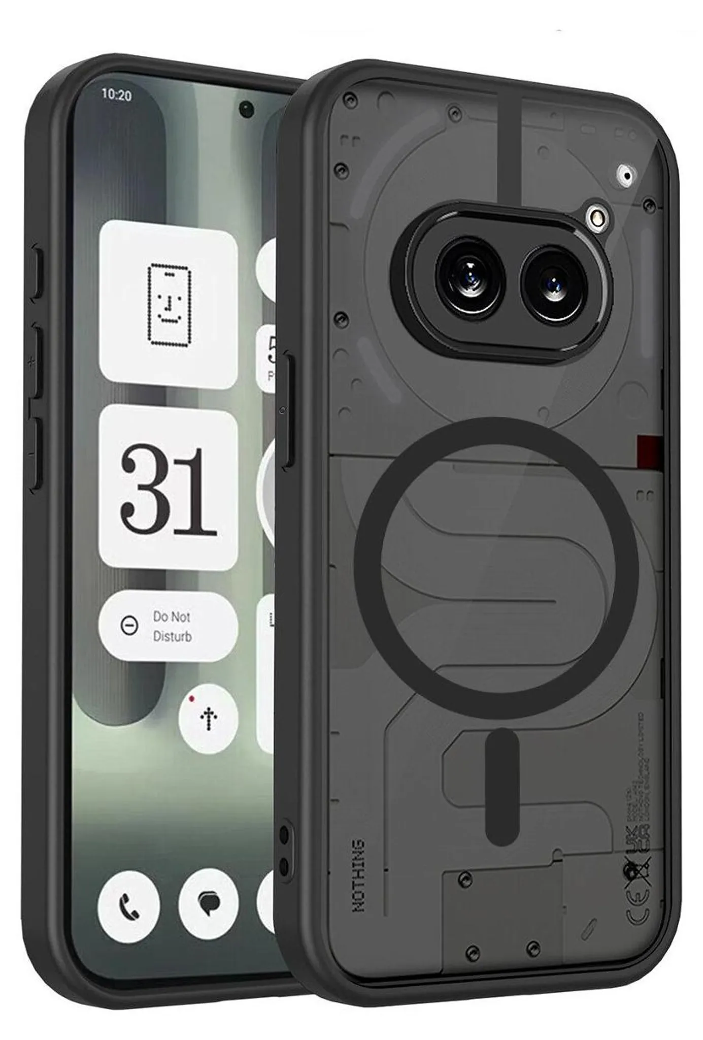 JETech Cover Opaca per Xiaomi Redmi Note 13 4G (Non Per 5G), Custodia Protettiva Posteriore Glassata Traslucida Sottile, Anti-Impronte (Traslucida