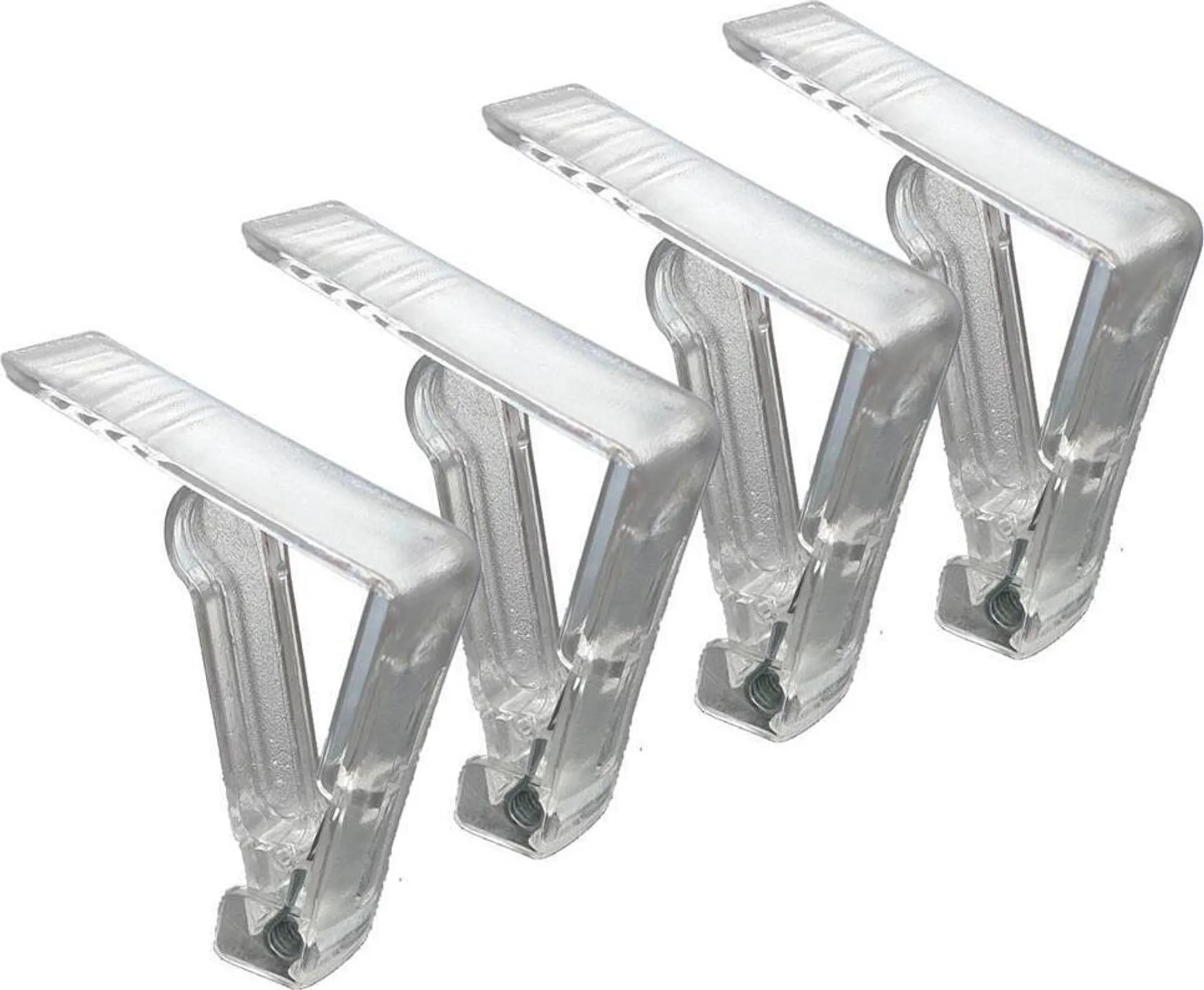 16 Stk Edelstahl Tischdeckenklammern - Für Outdoor & Indoor Tische Bis 3cm
