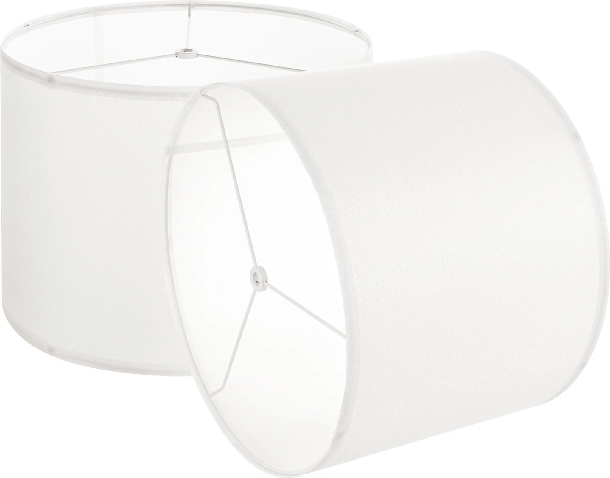Ersatz-Lampenschirm Aus Kunststoff Für Tischlampe – Weiß, Großes Loch 40 Mm, Dekorativ & Einfach Zu Montieren