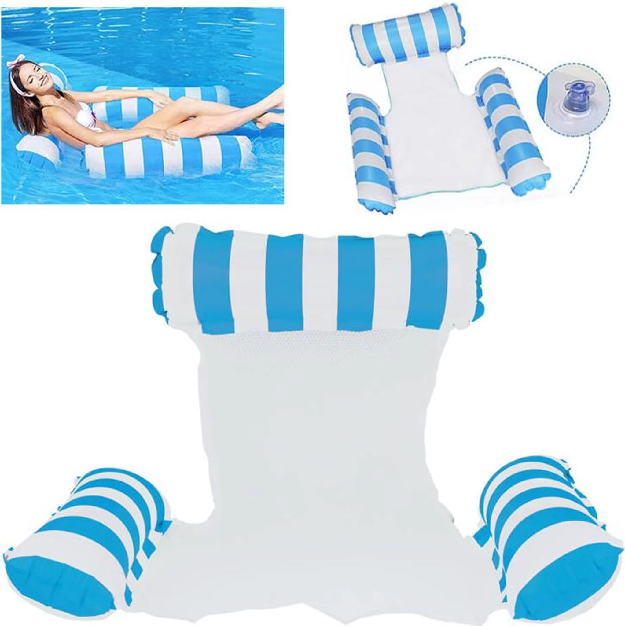 Chaise Longue Gonflable Bestway Kool pour Piscine 165x89 cm