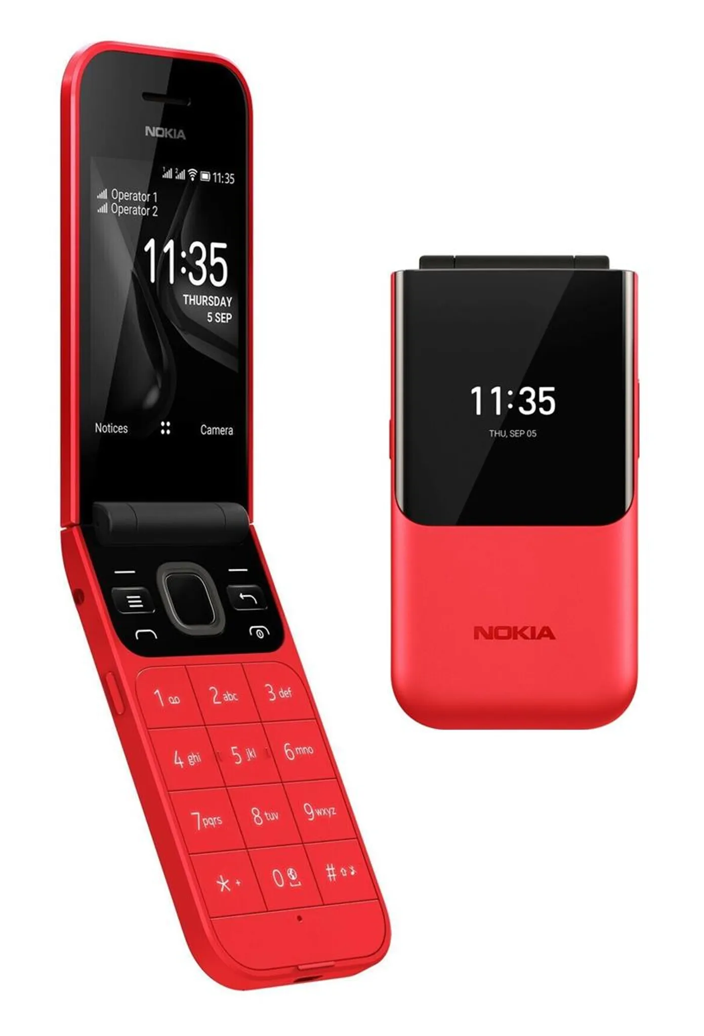 Dual 2720 Nokia 2G TA-1170 Rot Sim Flip
