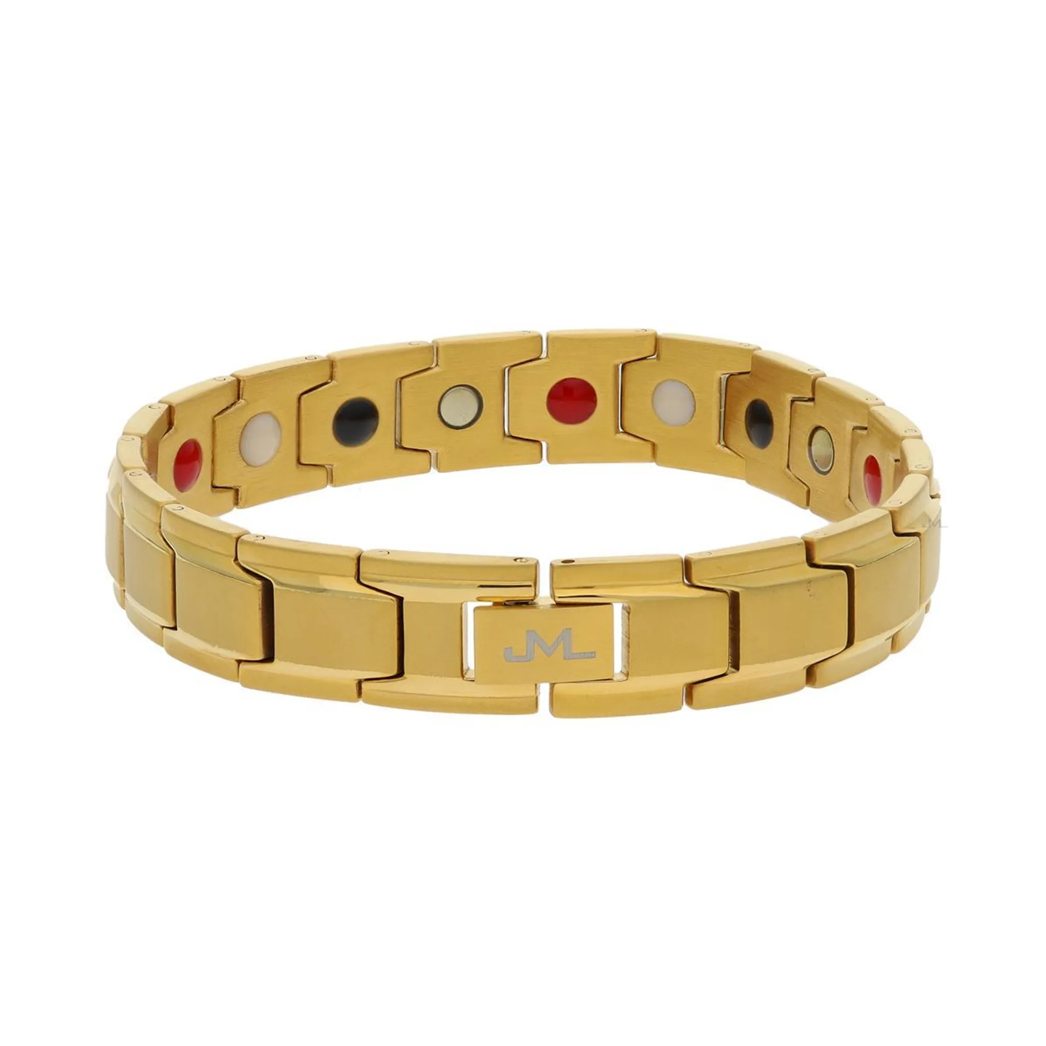 JuwelmaLux Armband Edelstahl mit vergoldet
