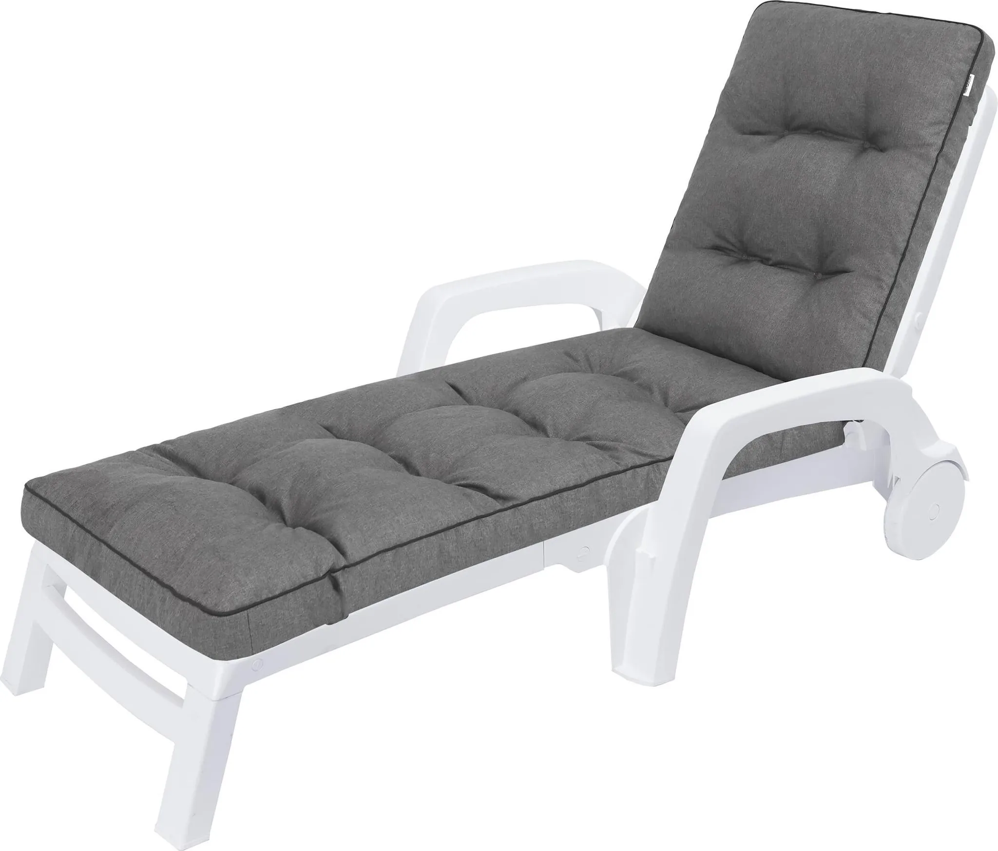 Cuscino Lungo Per Panca E Divano - Marrone, 160x40x3 Cm - Antiscivolo Con Cinghie, Per Interni/Esterni, Giardino